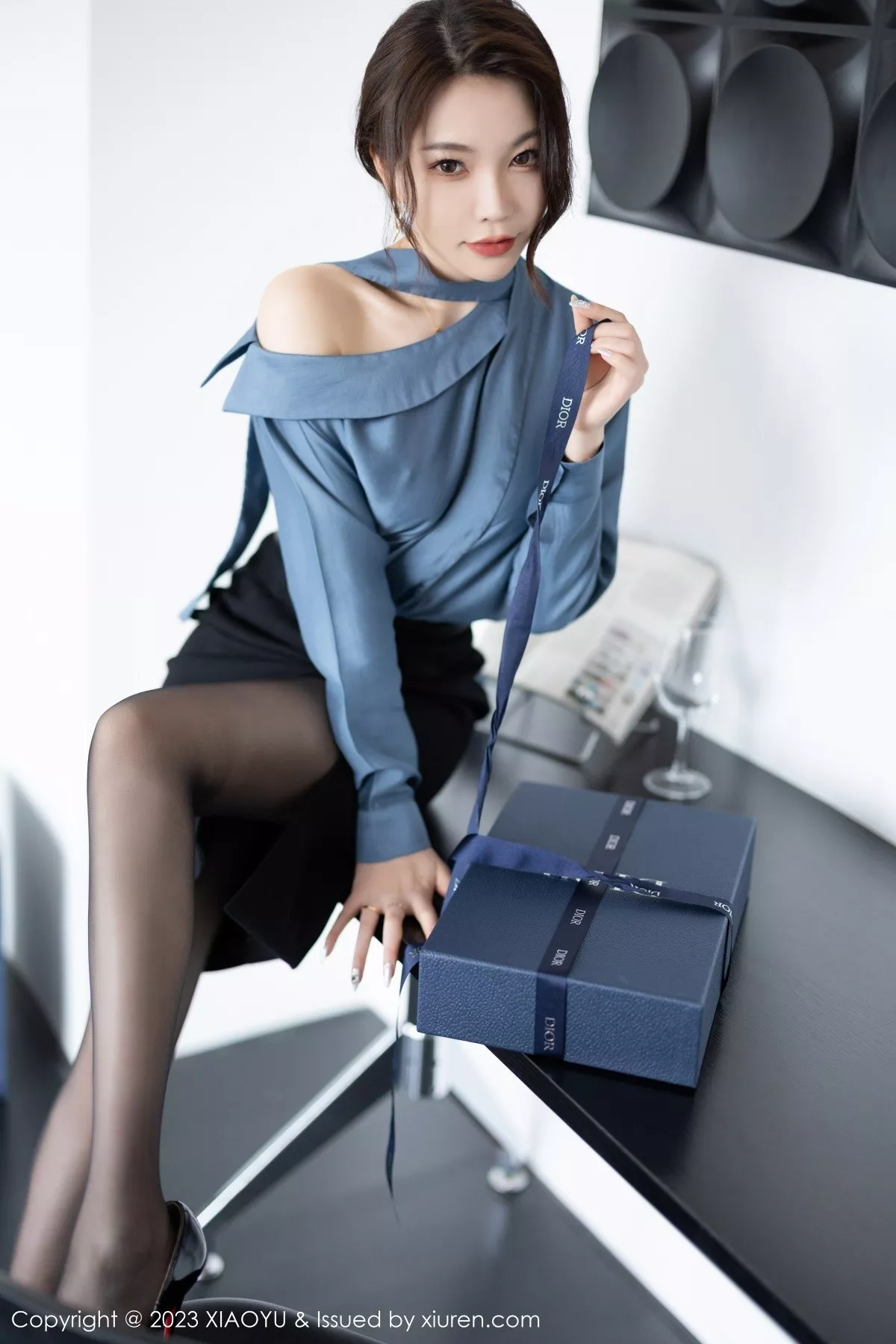 [XIAOYU语画界] 2023.03.06 VOL.979 徐莉芝Booty 黑丝短裙 [86P] NO.9