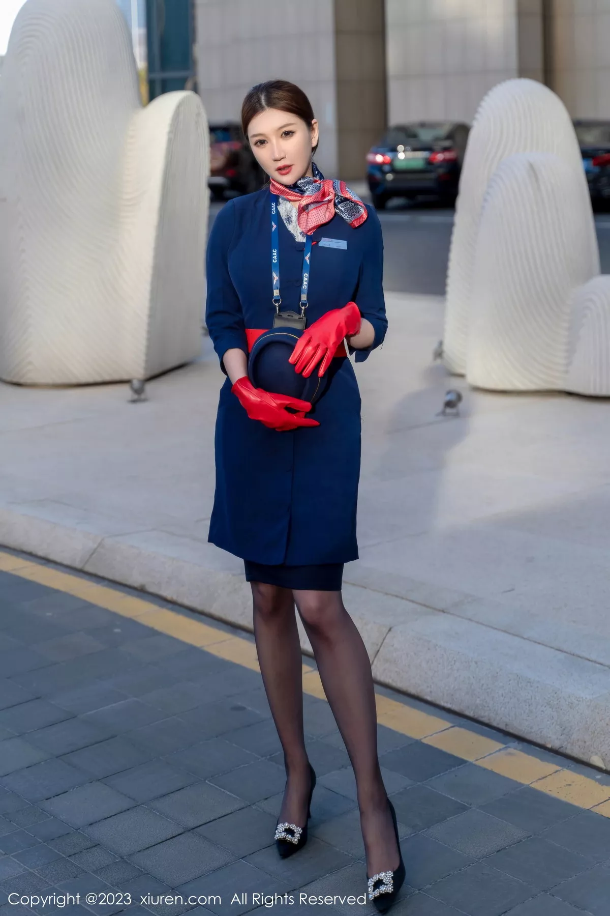 [XiuRen秀人网] 2023.02.20 No.6288 顾乔楠Cora 空姐制服 [66P] NO.11