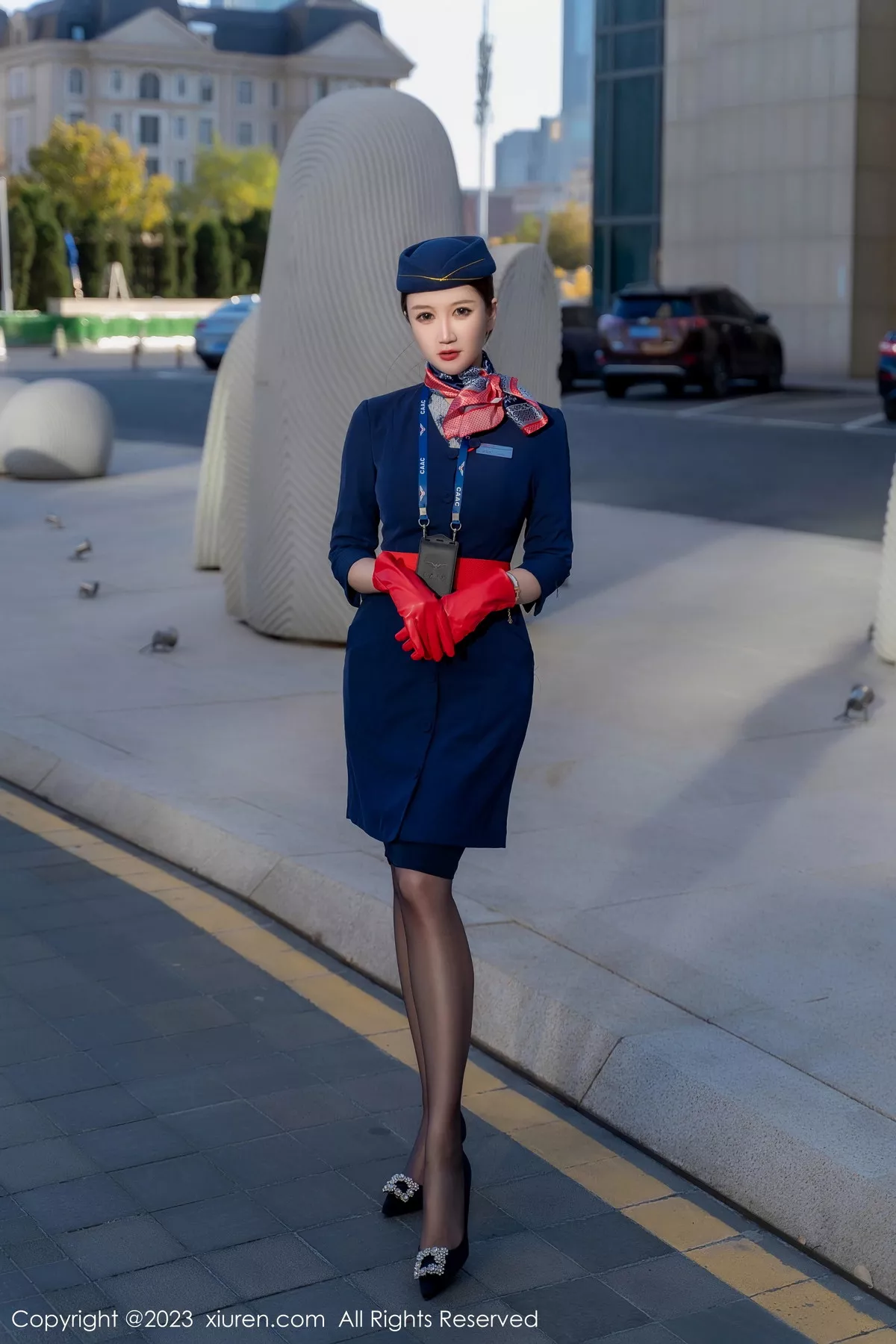 [XiuRen秀人网] 2023.02.20 No.6288 顾乔楠Cora 空姐制服 [66P] NO.7