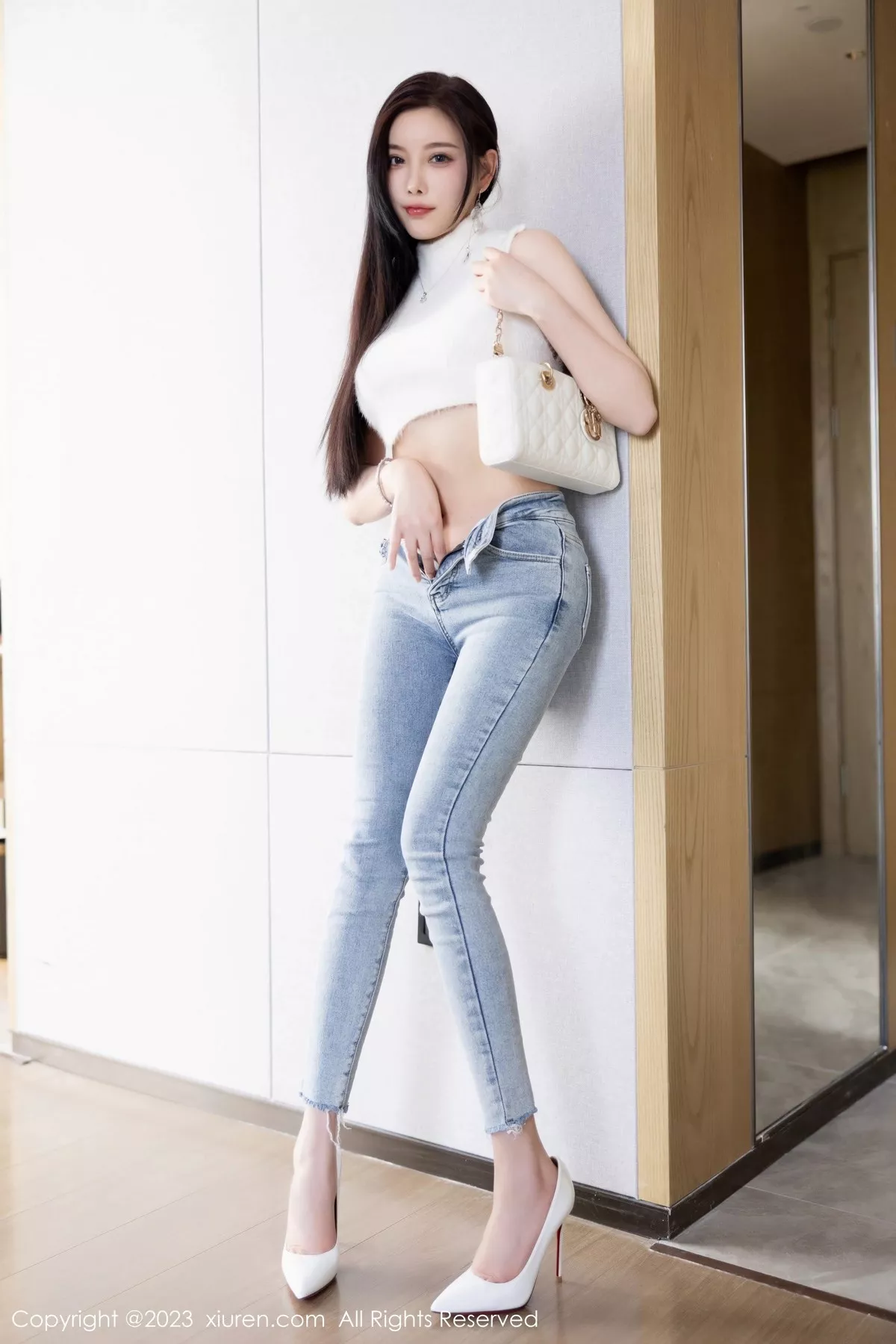 [XiuRen秀人网] 2023.03.07 No.6377 杨晨晨Yome 牛仔裤美臀 [80P] NO.11