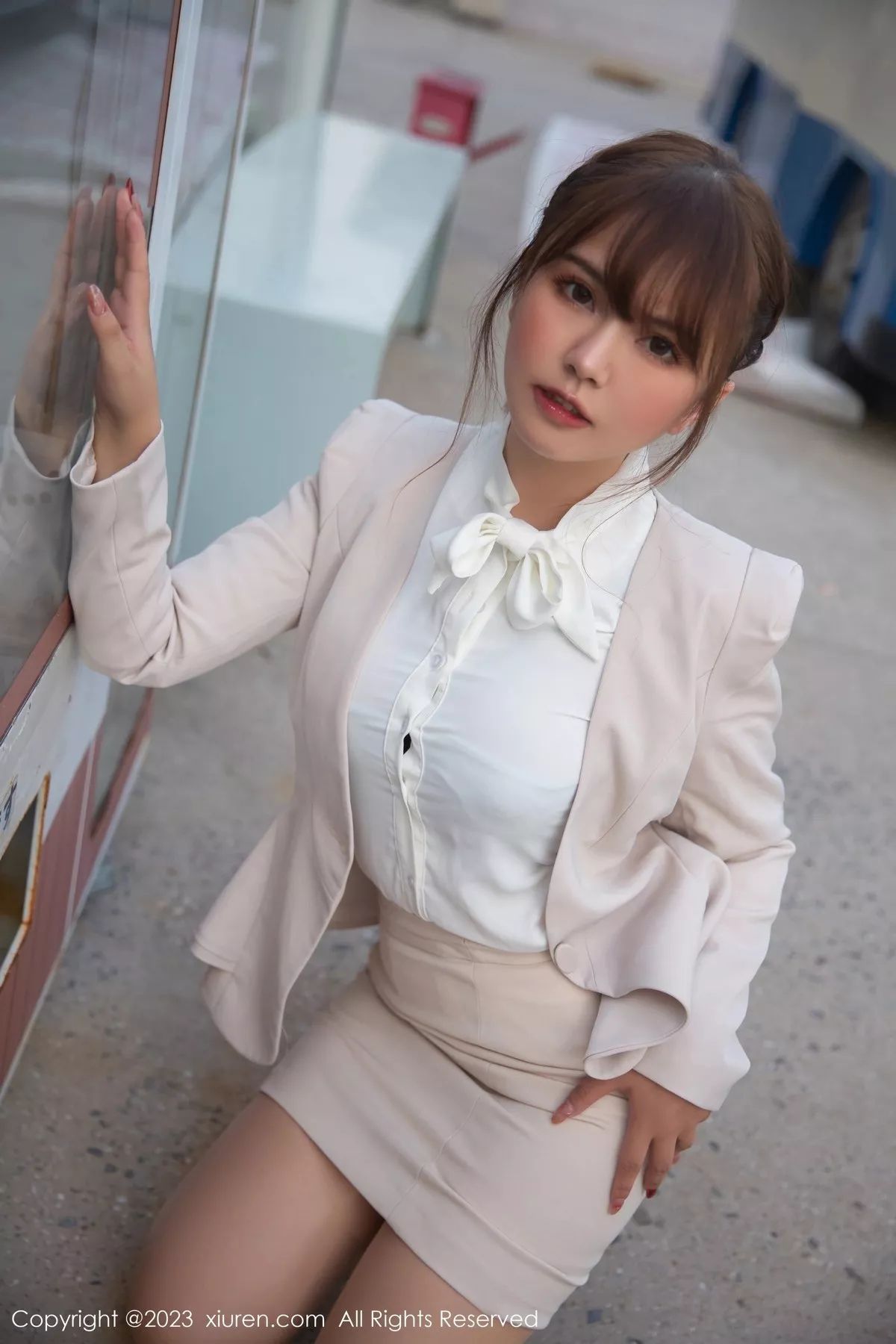 [XiuRen秀人网] 2023.03.08 No.6383 张思允Nice 短裙美臀 [87P] NO.5