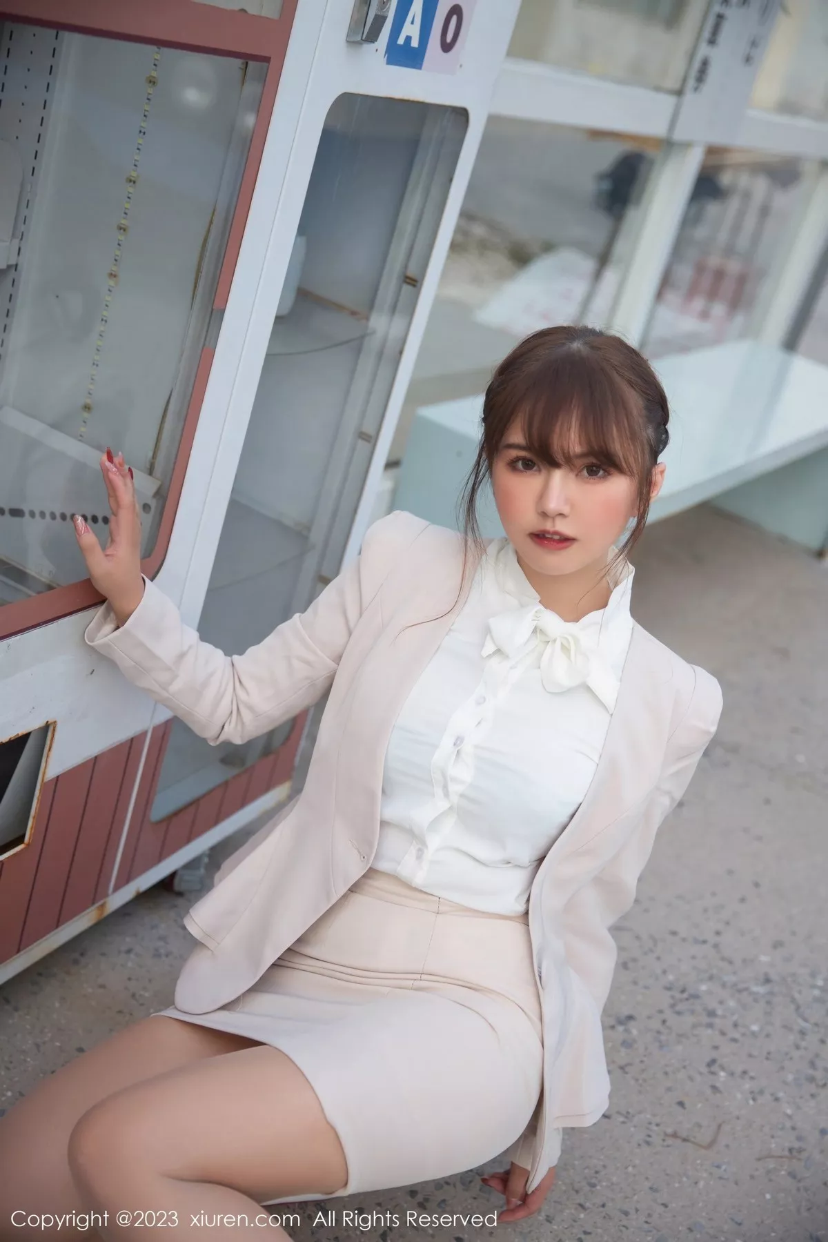 [XiuRen秀人网] 2023.03.08 No.6383 张思允Nice 短裙美臀 [87P] NO.6