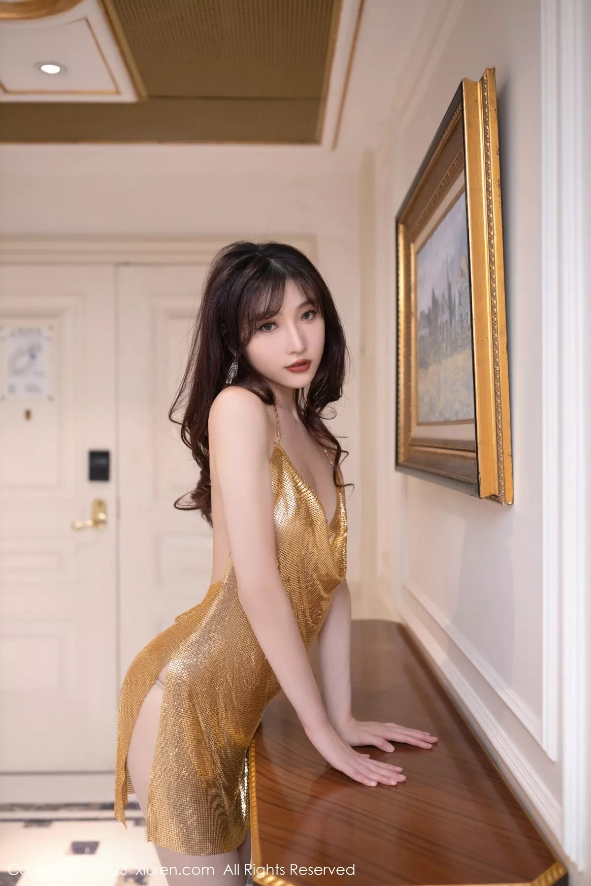 [XiuRen秀人网] 2023.03.09 No.6390 陆萱萱 丝袜美腿 [80P] NO.5