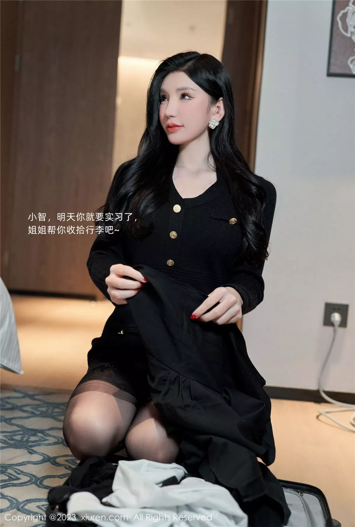 [XiuRen秀人网] 2023.03.10 No.6401 周于希Sally 美臀黑丝 [71P] NO.11