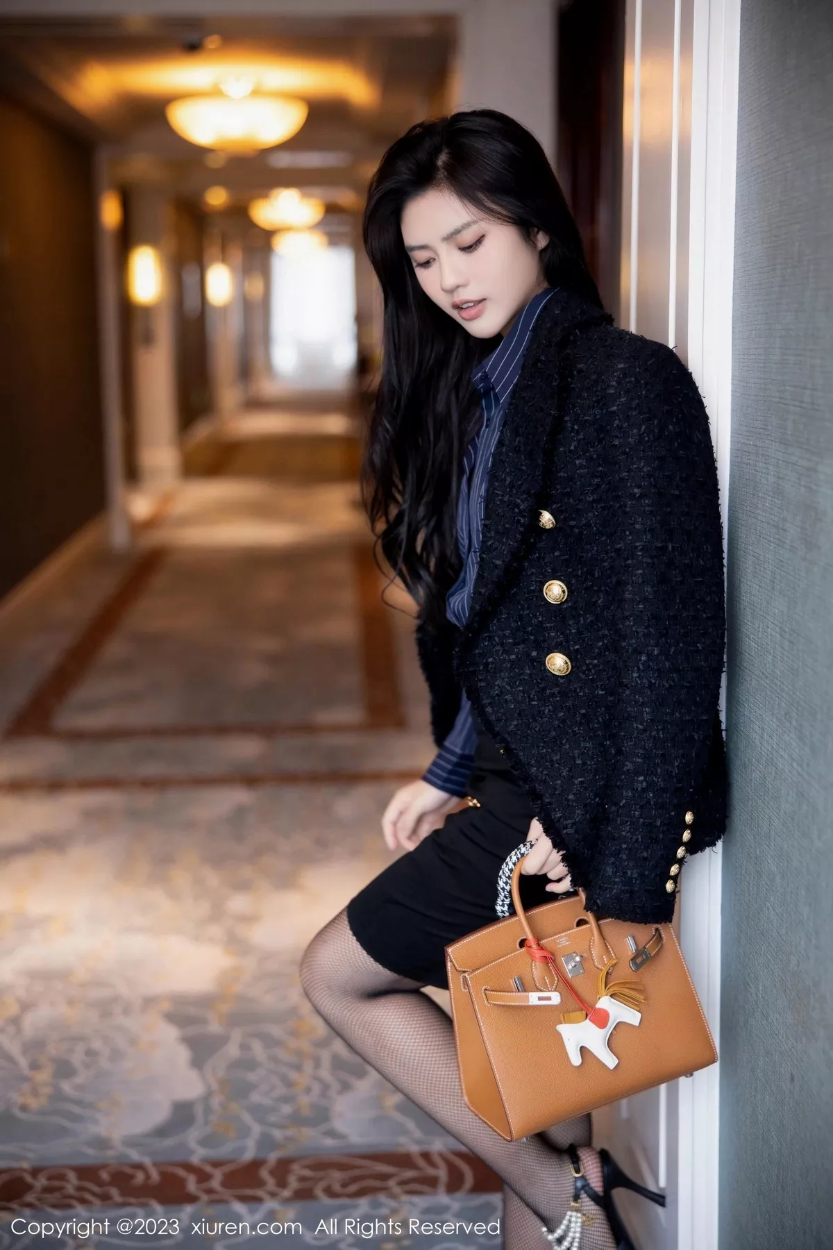 [XiuRen秀人网] 2023.03.10 No.6391 浅浅Danny 黑丝美腿 [80P] NO.8