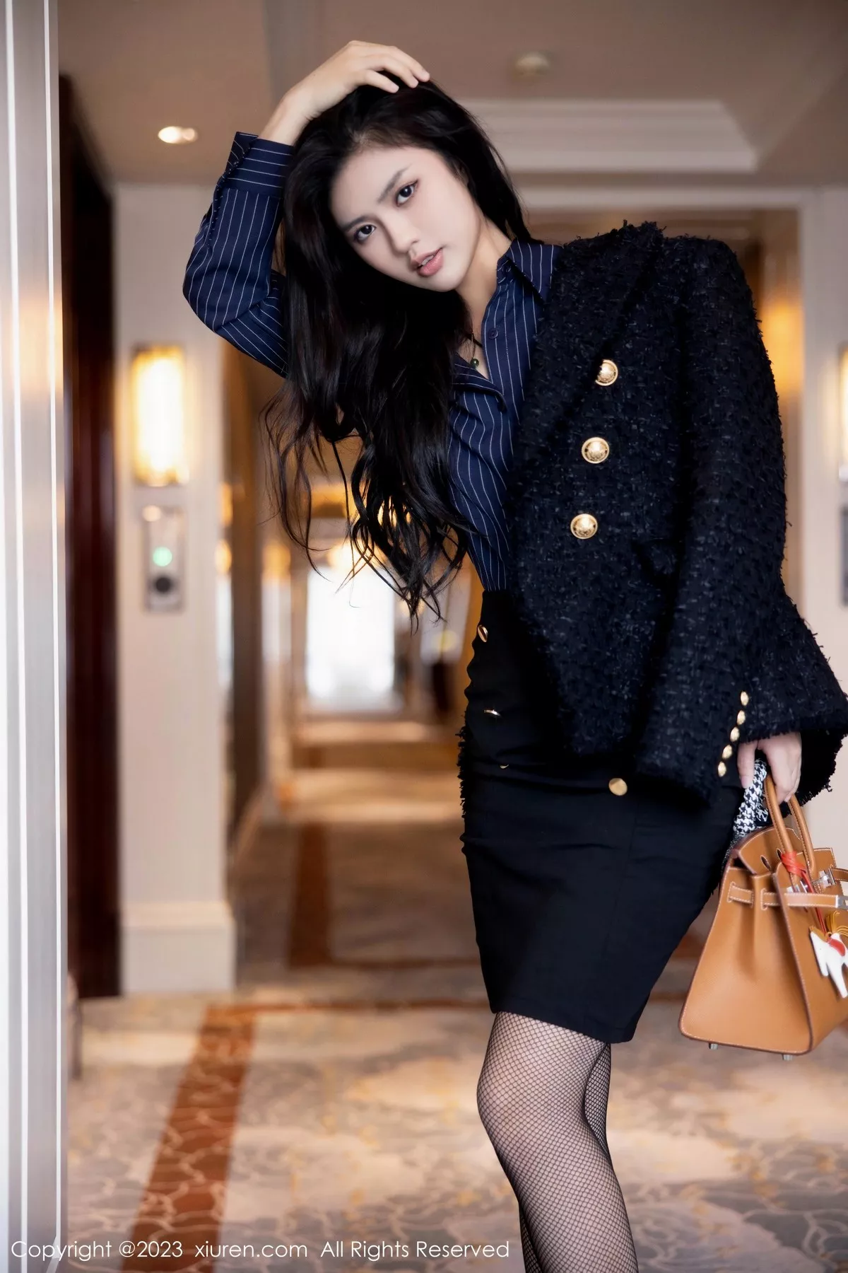 [XiuRen秀人网] 2023.03.10 No.6391 浅浅Danny 黑丝美腿 [80P] NO.12