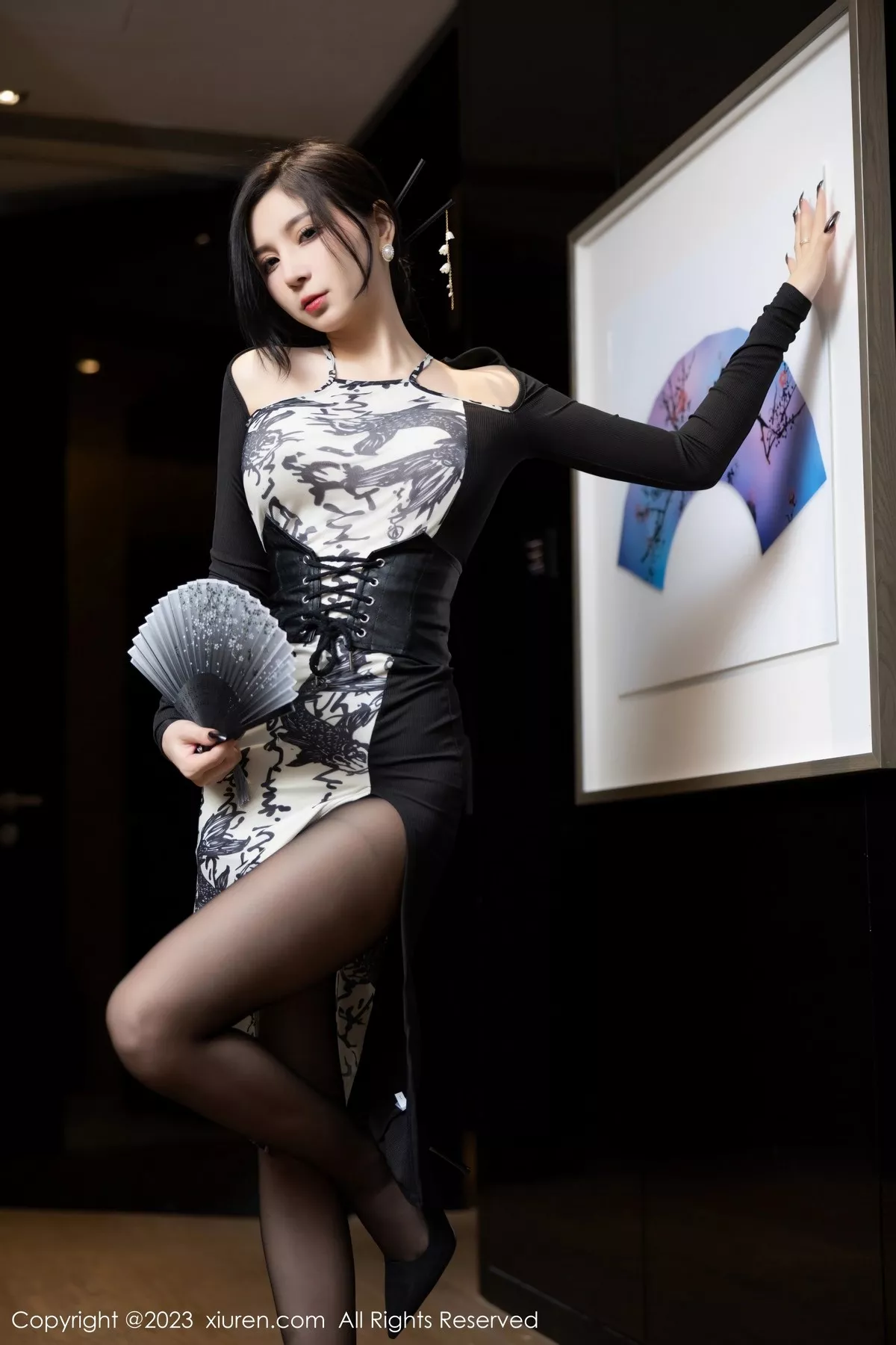 [XiuRen秀人网] 2023.03.13 No.6406 小蛮妖Yummy 黑丝美腿 [83P] NO.4