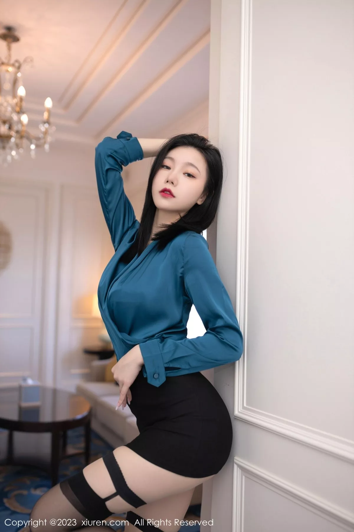 [XiuRen秀人网] 2023.03.14 No.6413 安然anran 黑丝美腿 [80P] NO.7