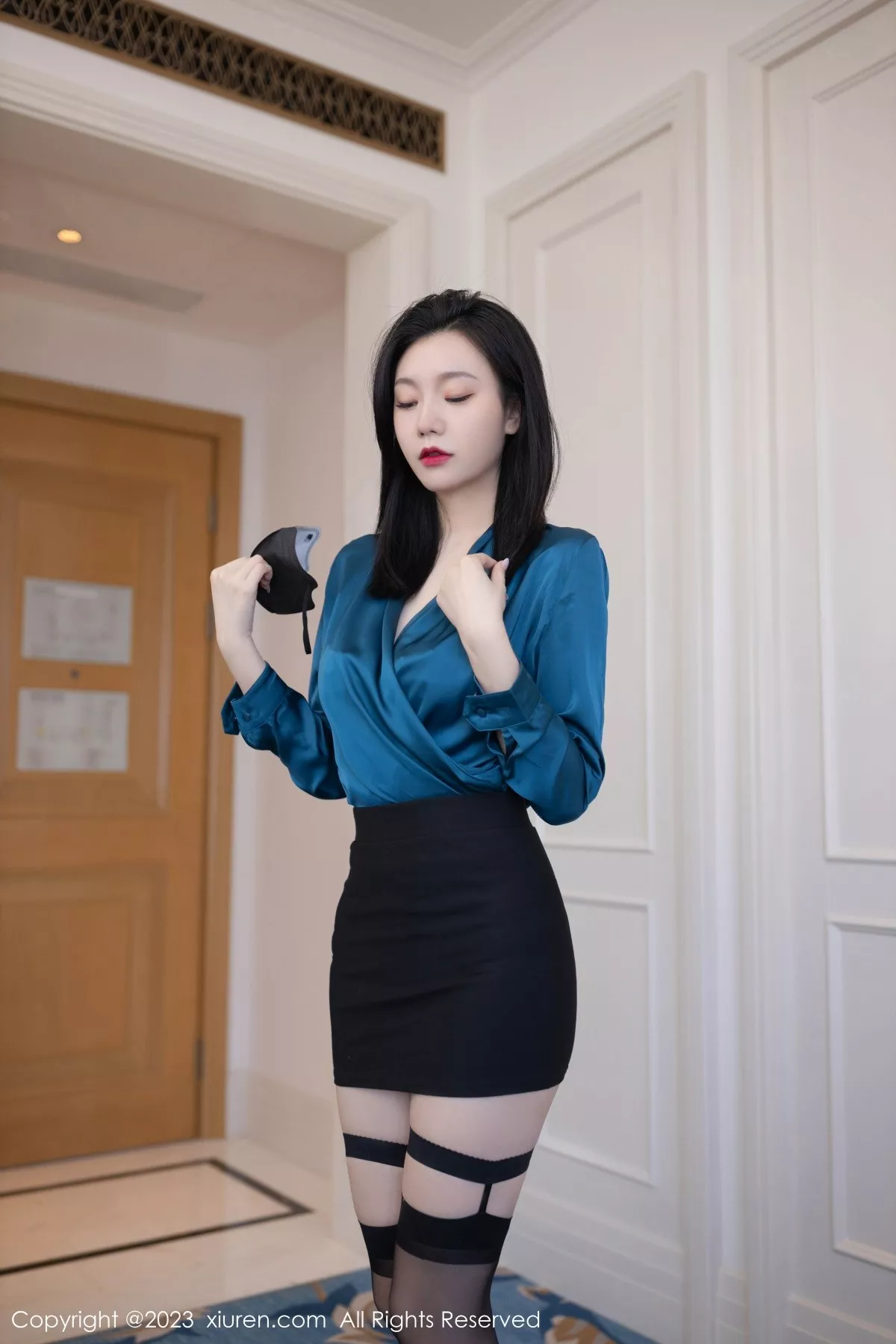 [XiuRen秀人网] 2023.03.14 No.6413 安然anran 黑丝美腿 [80P] NO.3