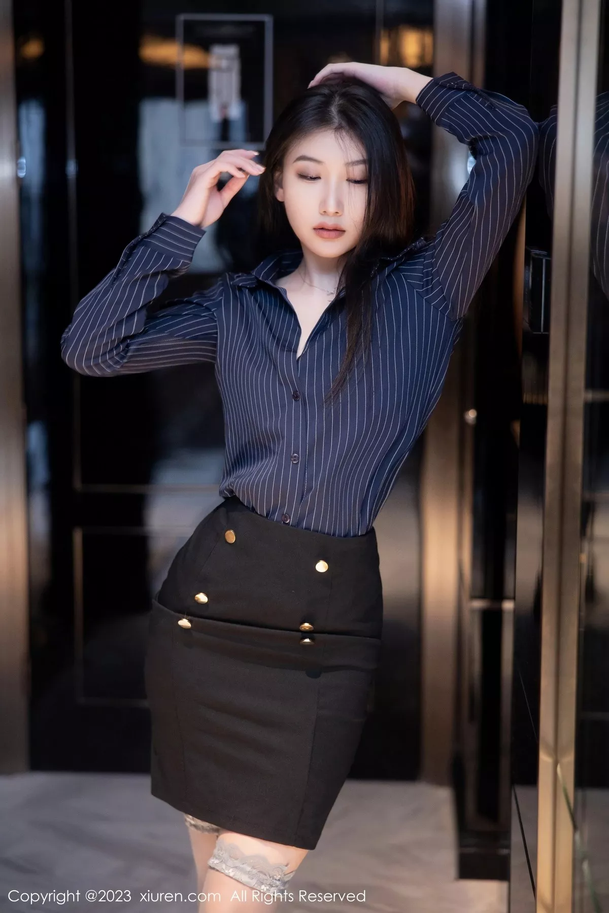 [XiuRen秀人网] 2023.03.15 No.6418 李佳芮Cherie 短裙美腿 [75P] NO.3