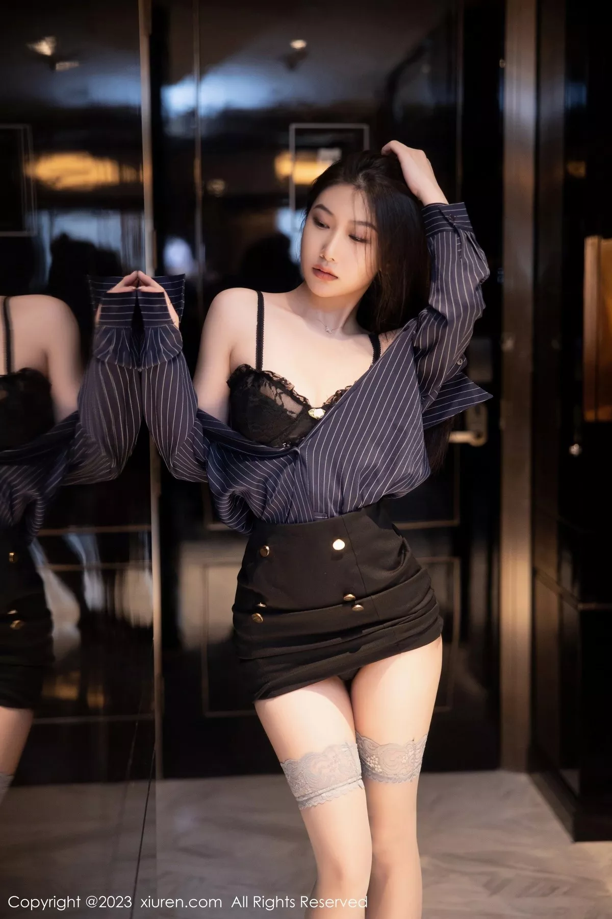 [XiuRen秀人网] 2023.03.15 No.6418 李佳芮Cherie 短裙美腿 [75P] NO.8