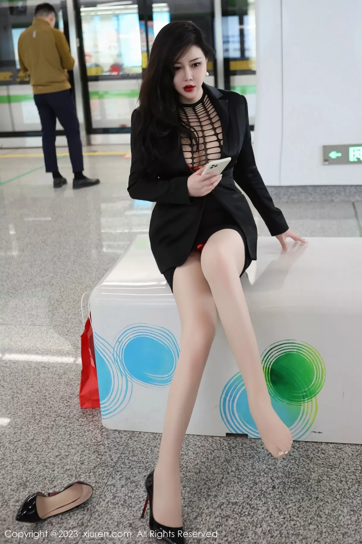 [XiuRen秀人网] 2023.03.16 No.6421 王婉悠Queen 丝袜OL [93P] NO.9