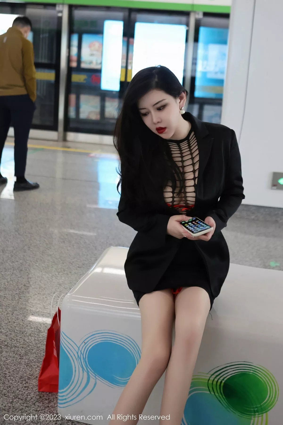 [XiuRen秀人网] 2023.03.16 No.6421 王婉悠Queen 丝袜OL [93P] NO.7