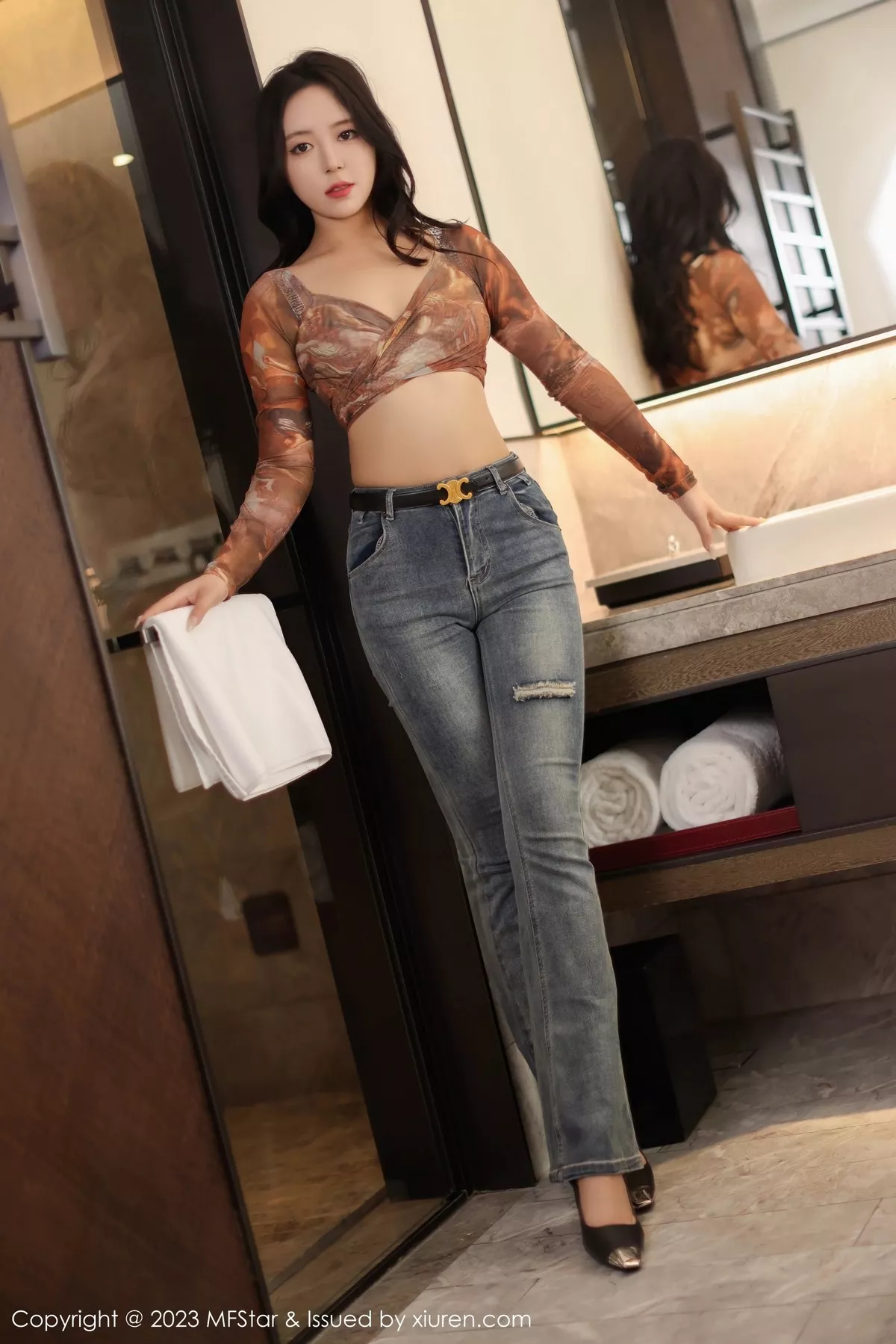 [MFStar模范学院] 2023.03.16 VOL.594 露露luncy 牛仔裤美臀 [60P] NO.9