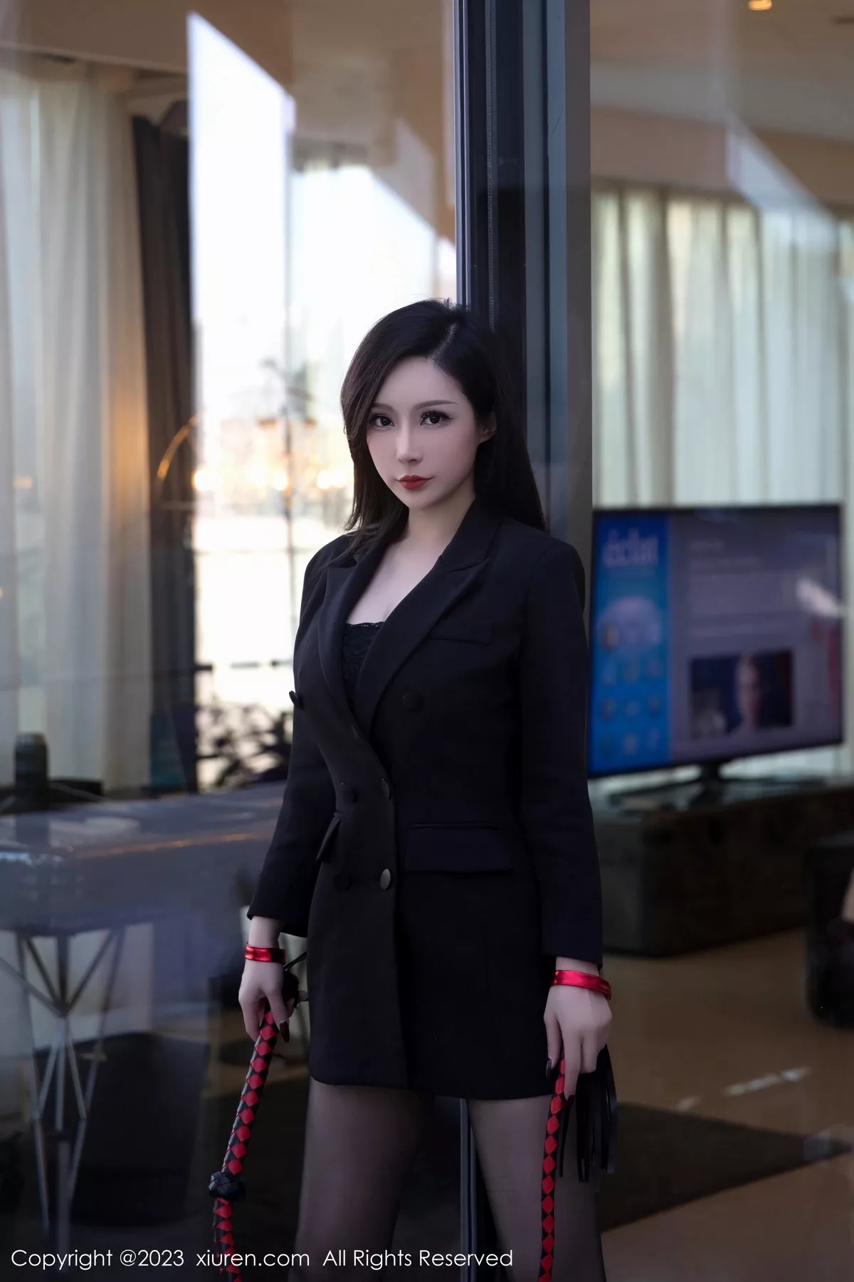 [XiuRen秀人网] 2023.02.21 No.6294 大琪琪Emily 新人黑丝 [95P] NO.9