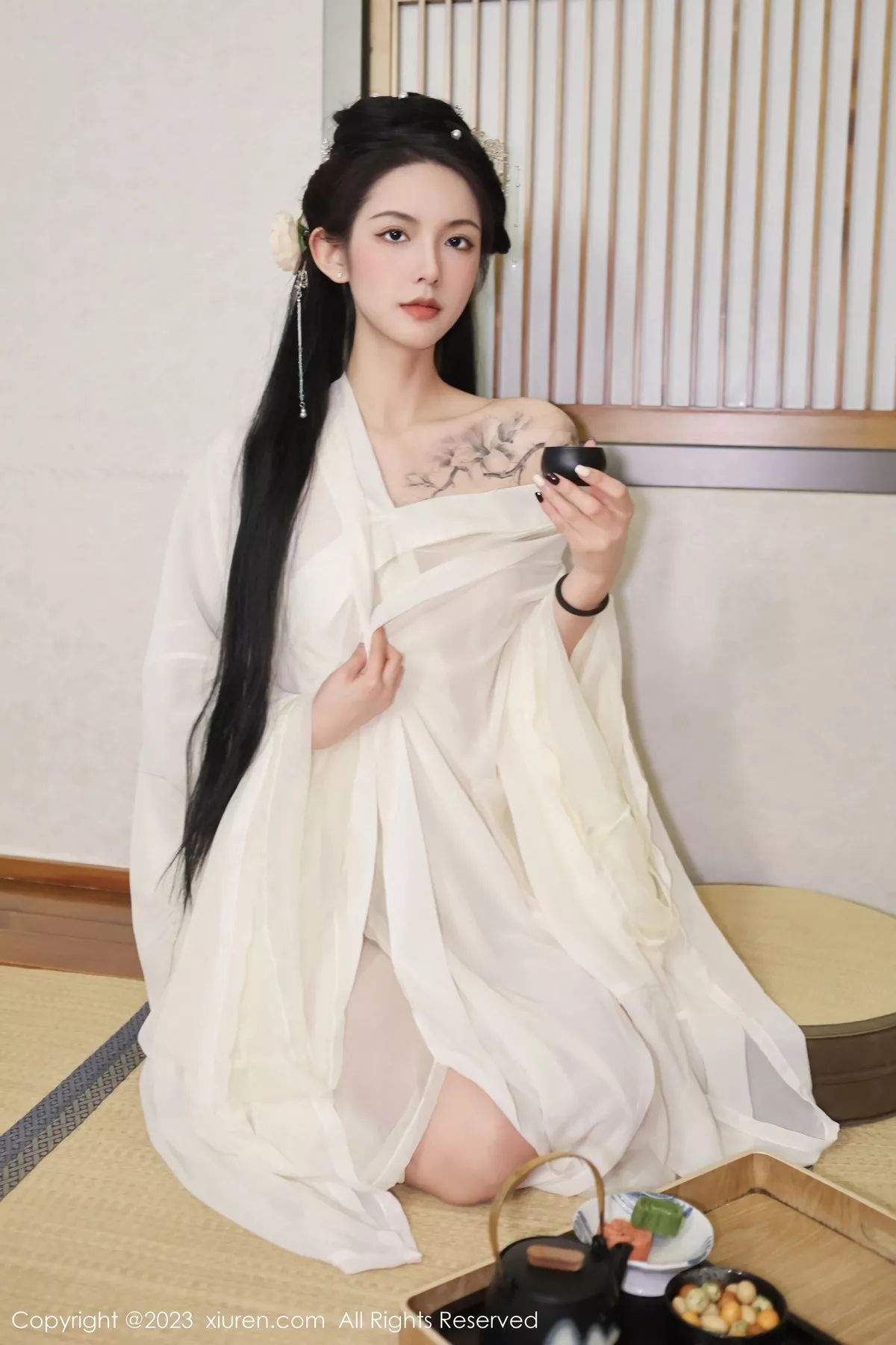 [XiuRen秀人网] 2023.03.17 No.6430 乔一一 古装美腿 [82P] NO.8