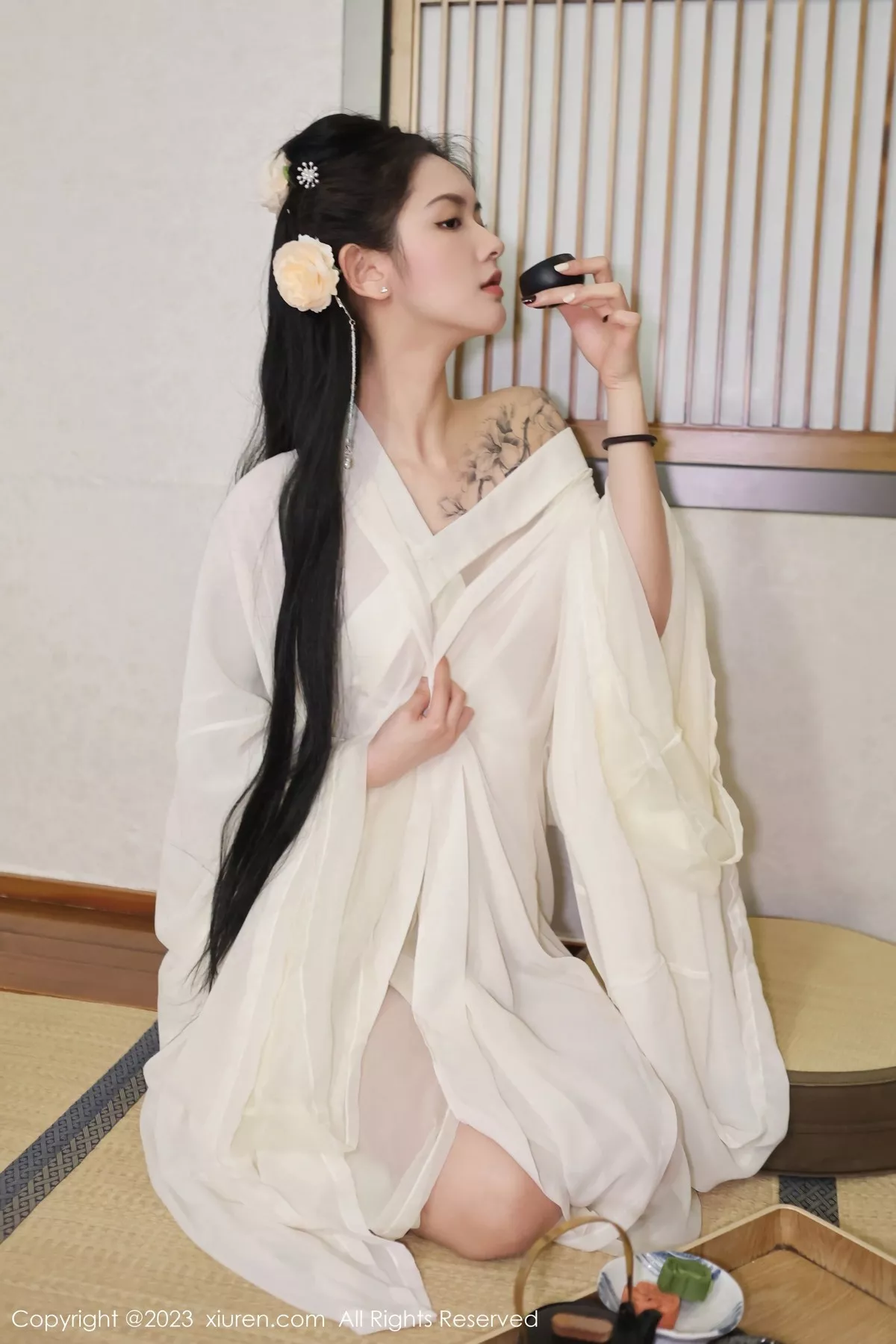 [XiuRen秀人网] 2023.03.17 No.6430 乔一一 古装美腿 [82P] NO.9