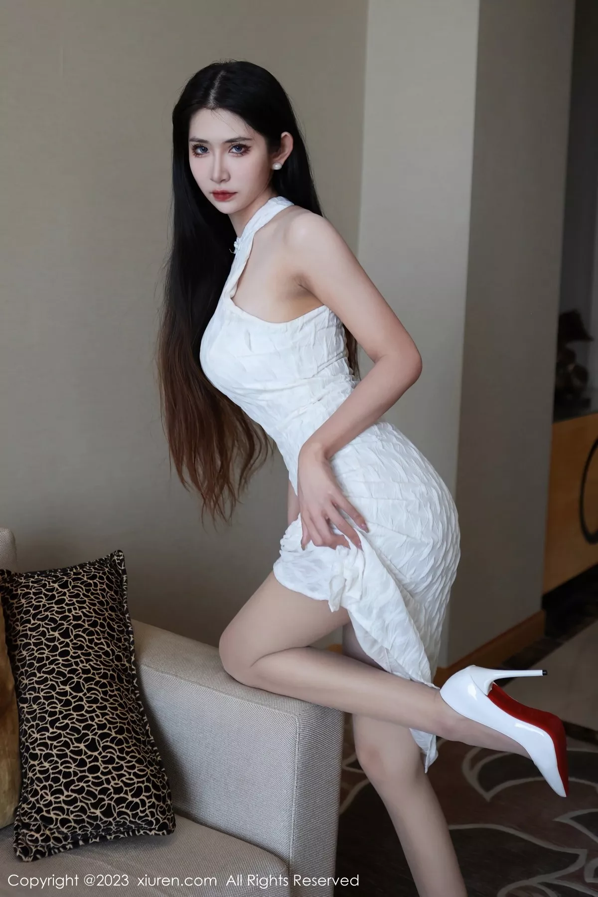 [XiuRen秀人网] 2023.03.20 No.6438 依娜Yina 美腿丝袜 [90P] NO.4