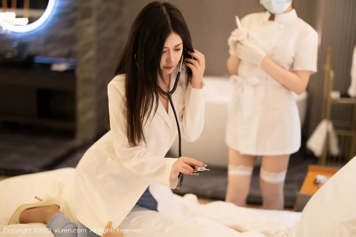 [XiuRen秀人网] 2023.02.23 No.6312 模特合集 护士服 美腿 [99P] NO.9