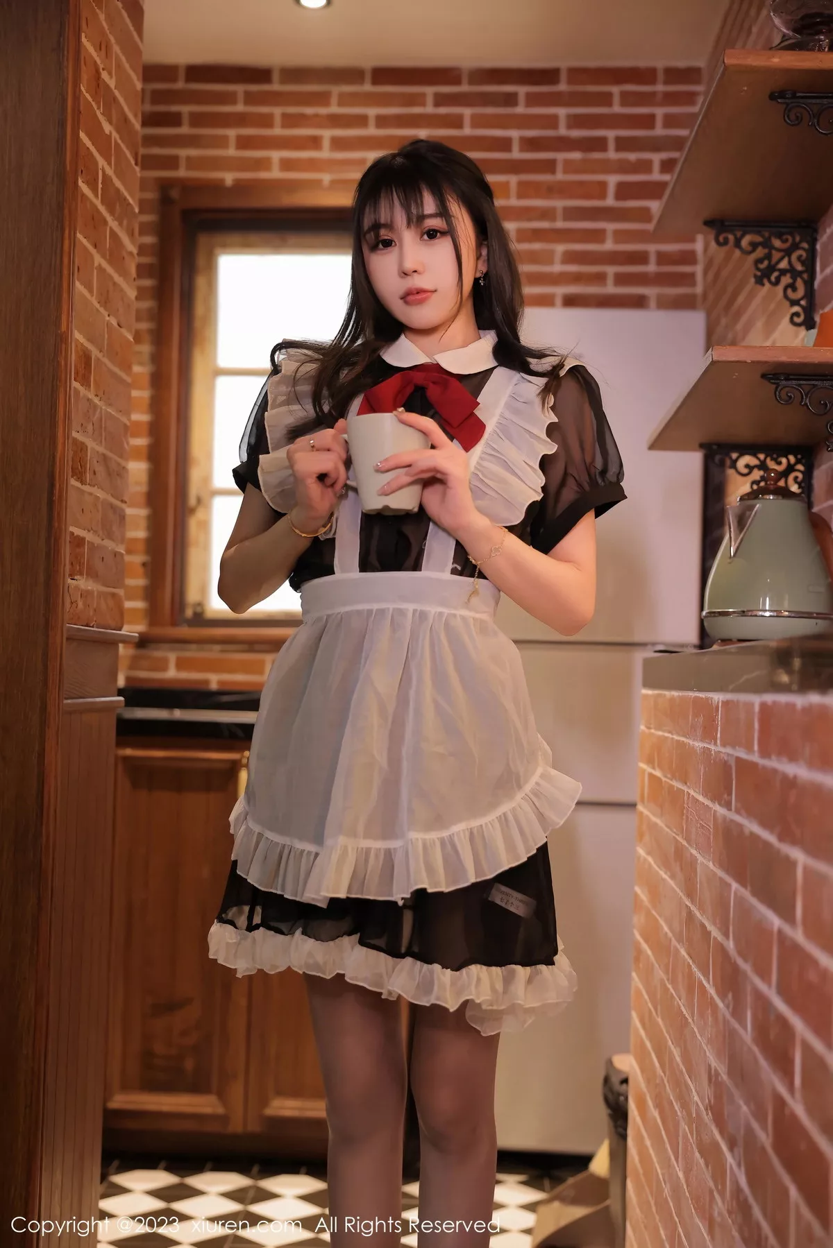 [XiuRen秀人网] 2023.02.23 No.6310 tina_甜仔 女仆服美臀 [62P] NO.4