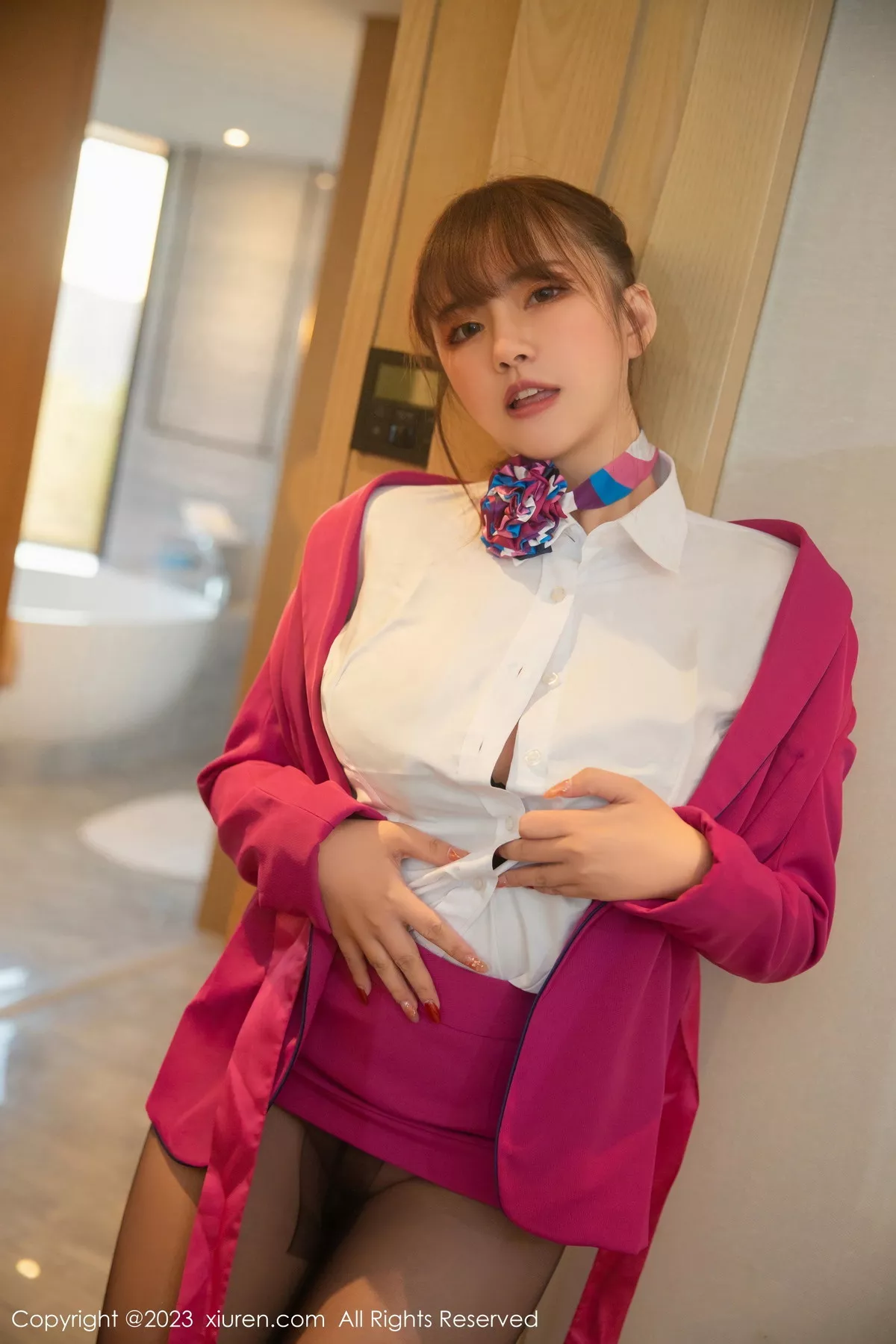 [XiuRen秀人网] 2023.02.24 No.6318 张思允Nice 黑丝美臀 [81P] NO.10