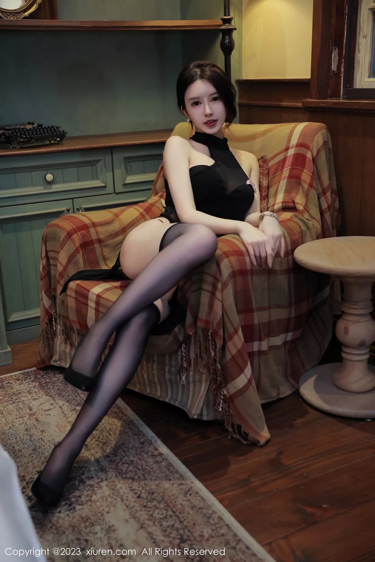 [XiuRen秀人网] 2023.03.30 No.6498 玉兔miki 黑丝美腿 [55P] NO.9