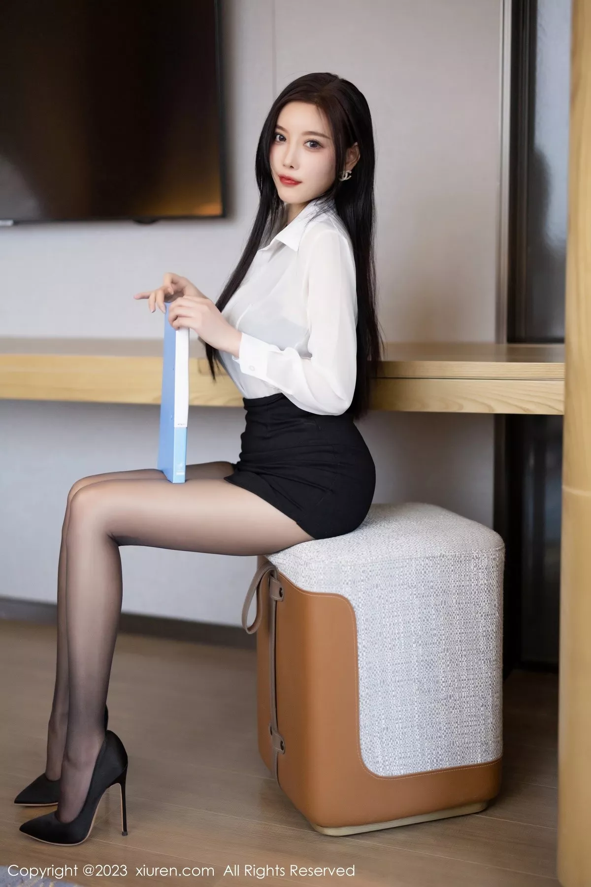 [XiuRen秀人网] 2023.03.31 No.6511 杨晨晨Yome 短裙美腿 [90P] NO.7