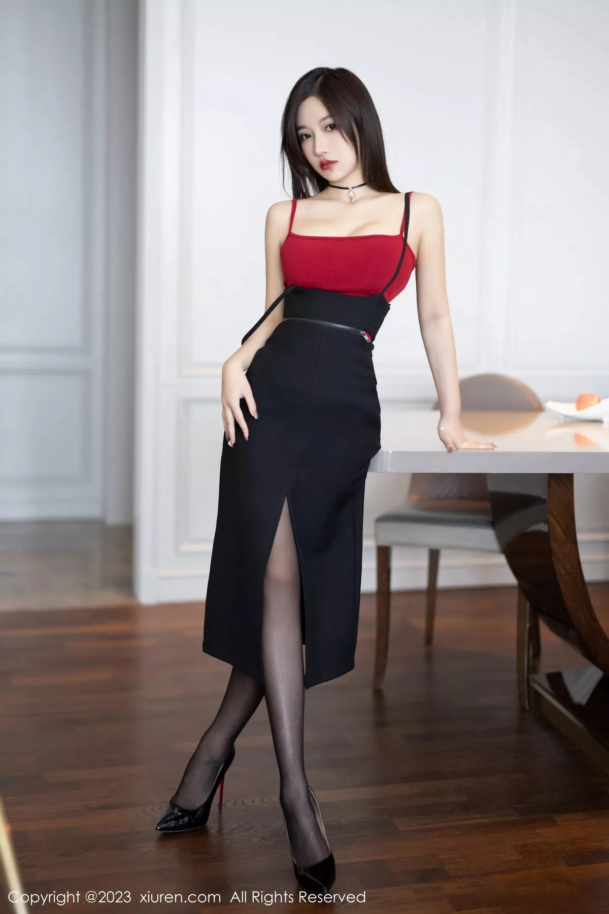 [XiuRen秀人网] 2023.04.04 No.6523 妙可可Cheese 黑丝美臀 [81P] NO.4