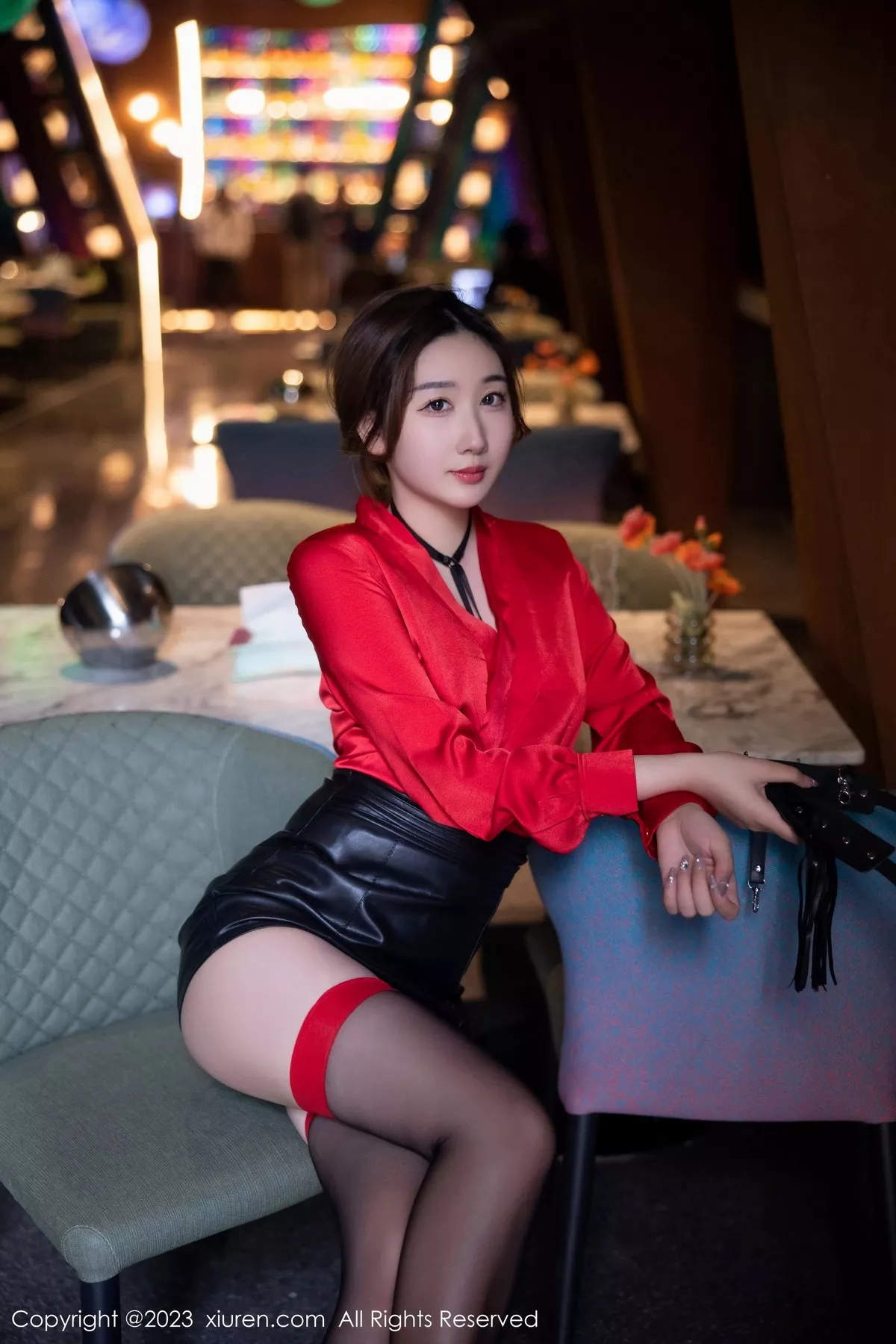 [XiuRen秀人网] 2023.04.06 No.6529 江真真 黑丝短裙 [88P] NO.12