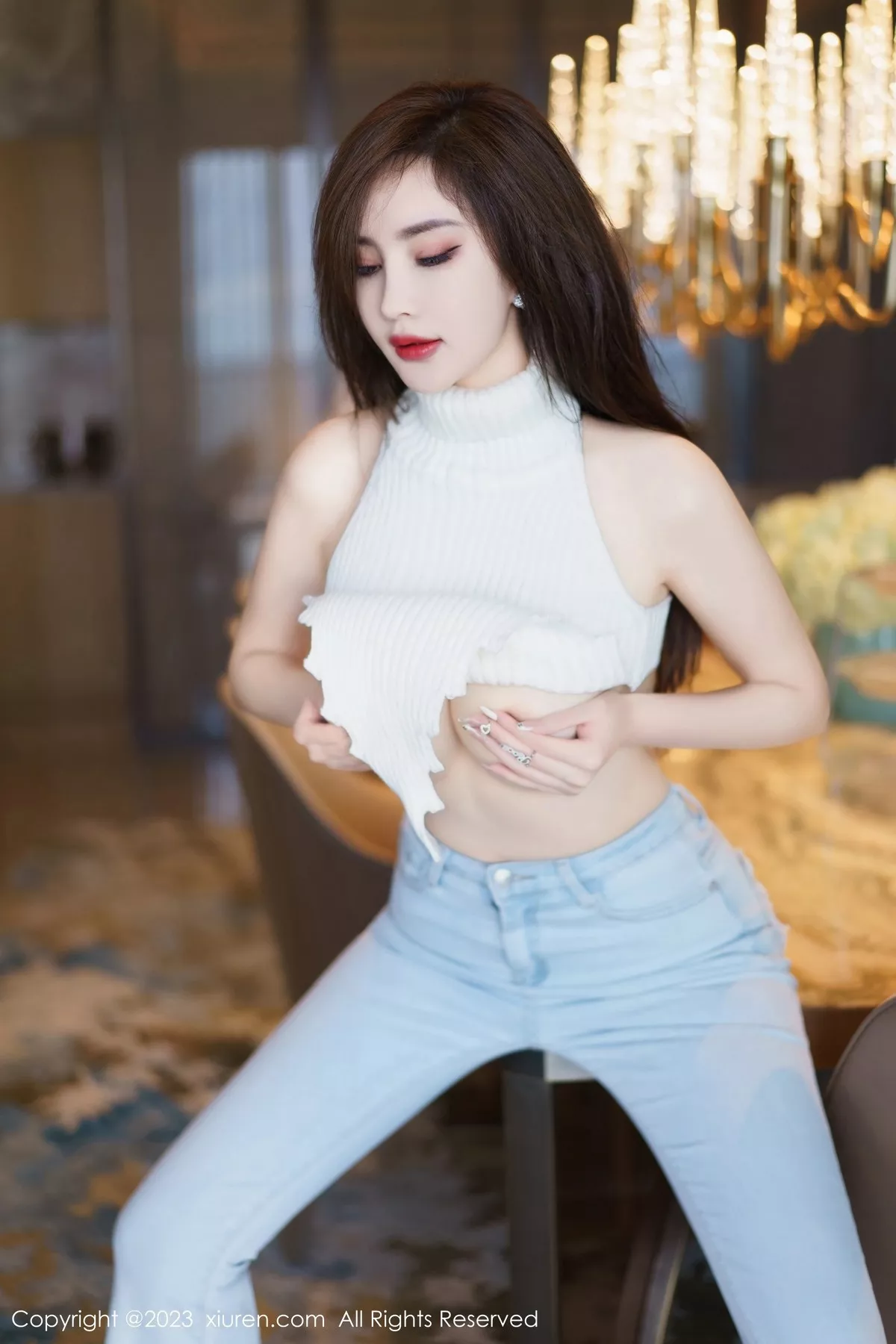 [XiuRen秀人网] 2023.04.07 No.6534 Carol周妍希 牛仔裤美臀 [71P] NO.9