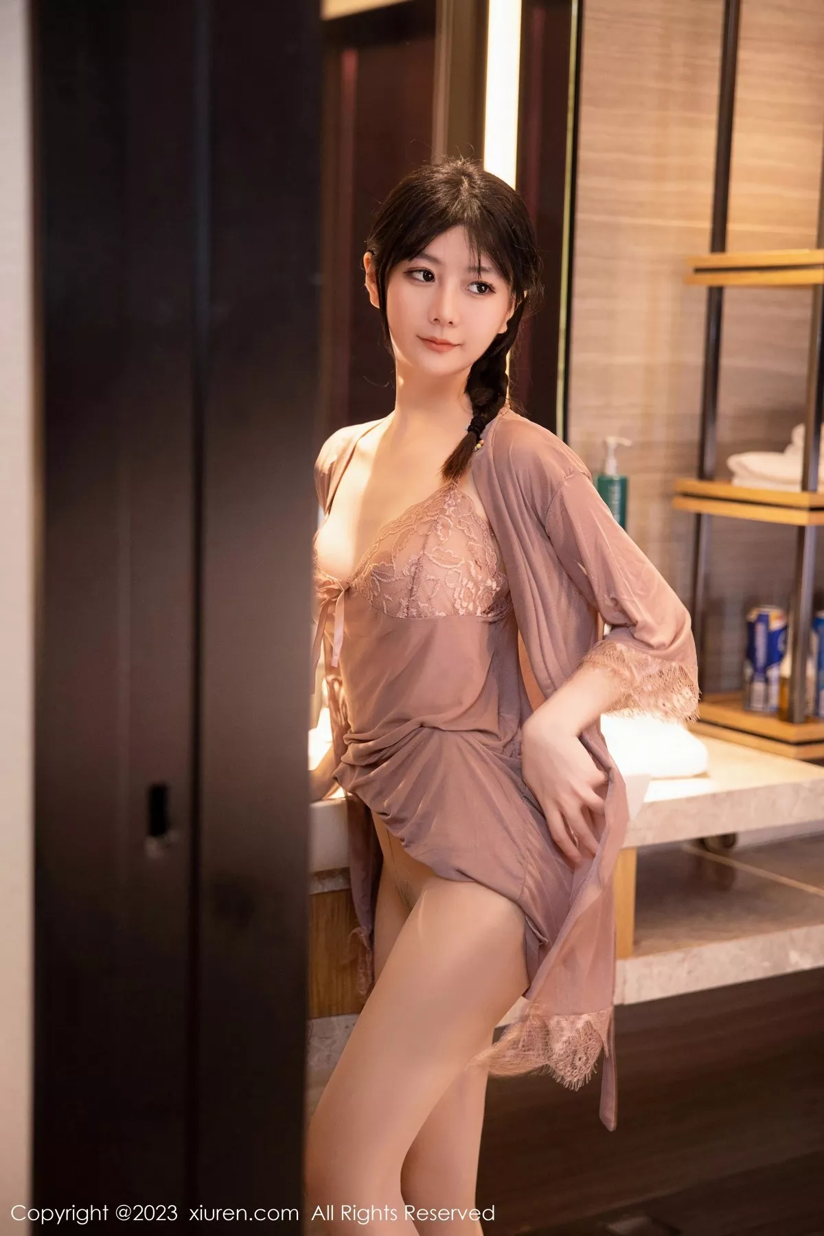 [XiuRen秀人网] 2023.04.11 No.6558 谢小蒽 丝袜美腿 [79P] NO.2