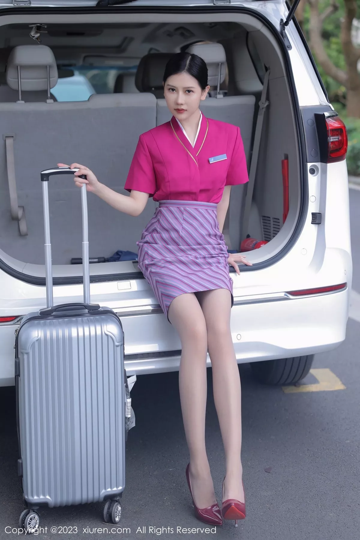 [XiuRen秀人网] 2023.04.12 No.6561 尹甜甜 制服丝袜 [57P] NO.5