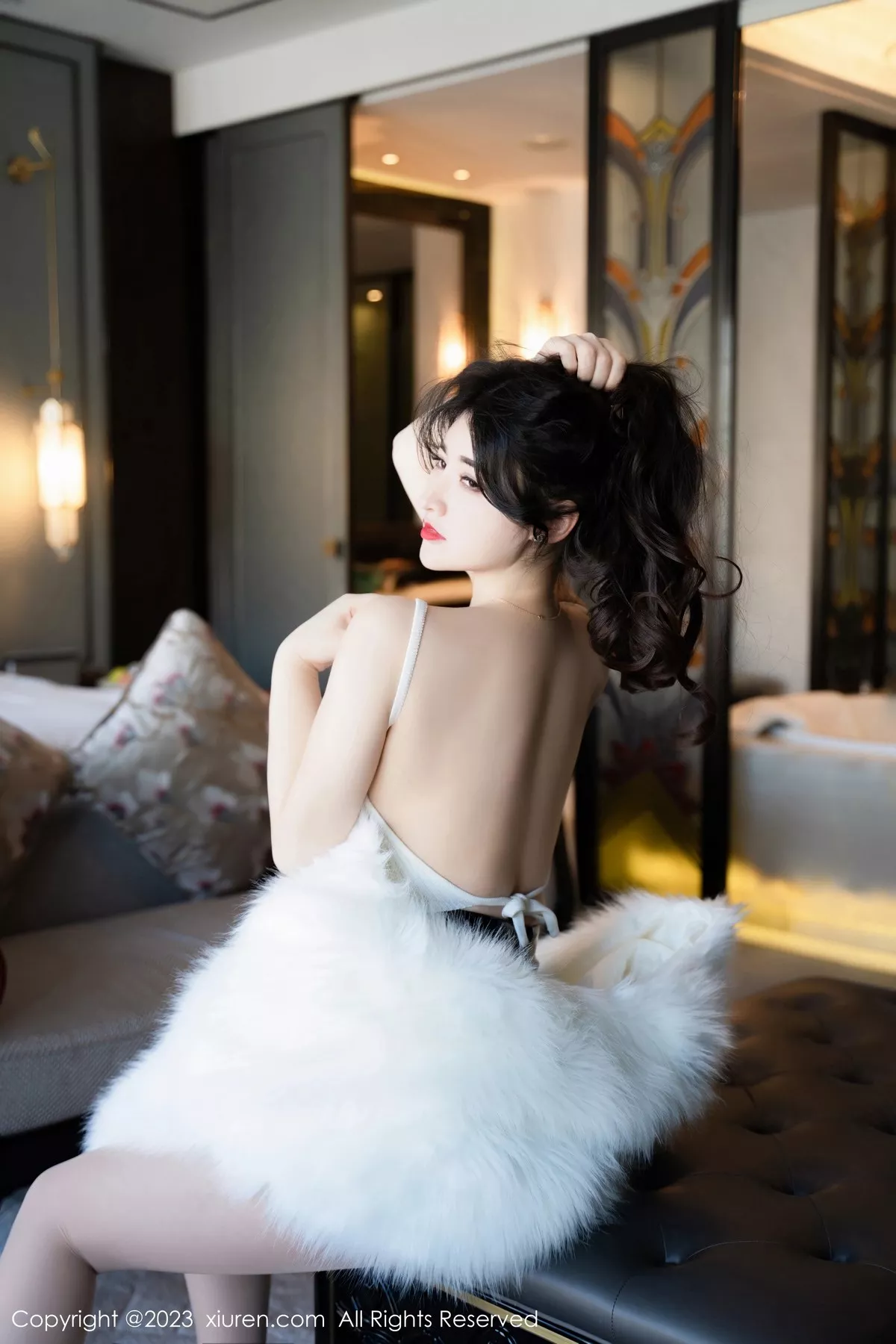 [XiuRen秀人网] 2023.04.13 No.6568 诗诗kiki 短裙美臀 [57P] NO.7