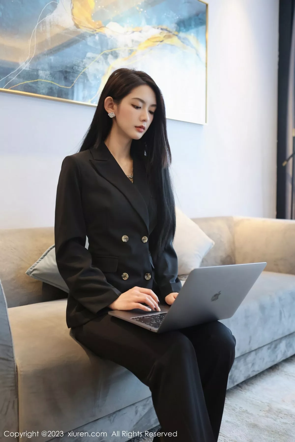 [XiuRen秀人网] 2023.04.14 No.6576 乔一一 黑丝美腿 [83P] NO.2