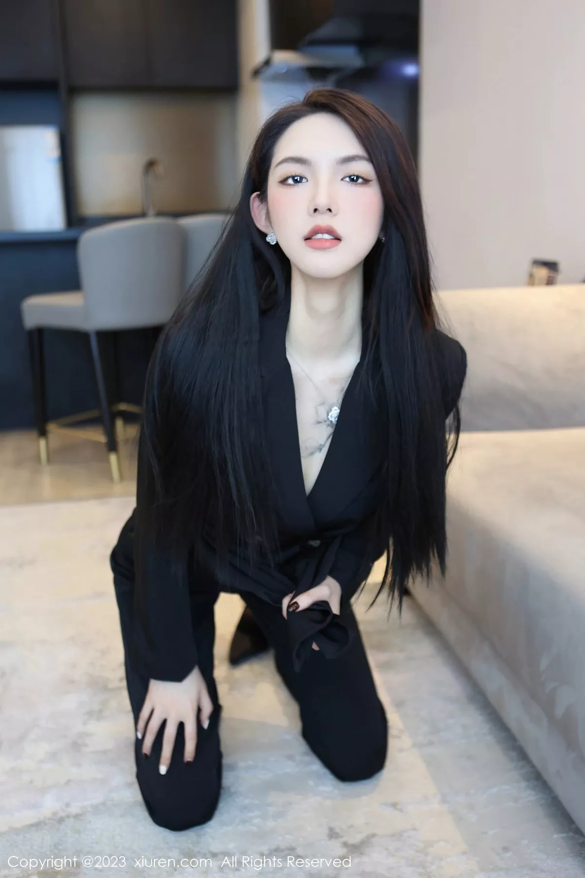 [XiuRen秀人网] 2023.04.14 No.6576 乔一一 黑丝美腿 [83P] NO.10