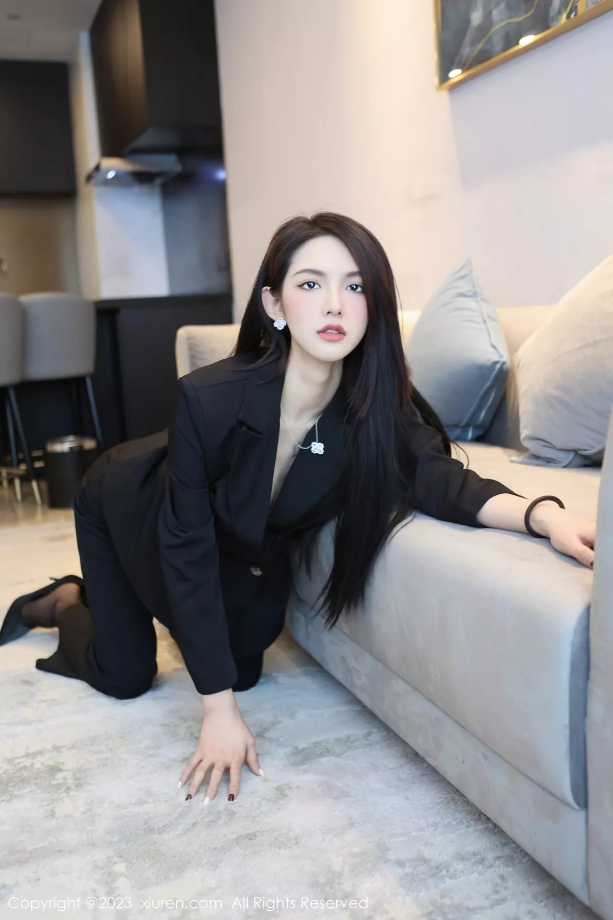 [XiuRen秀人网] 2023.04.14 No.6576 乔一一 黑丝美腿 [83P] NO.11