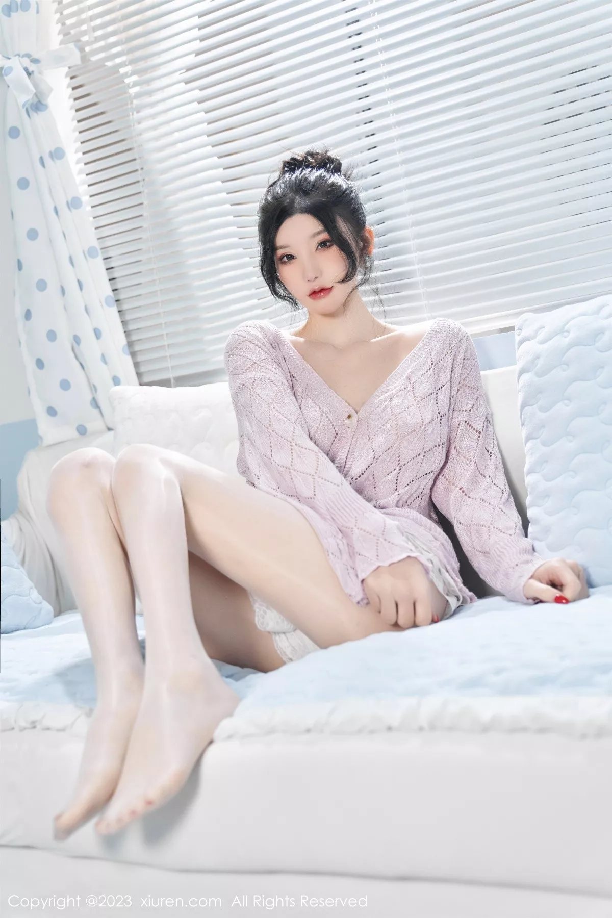 [XiuRen秀人网] 2023.04.14 No.6580 周于希Sally 妩媚美腿 [80P] NO.9