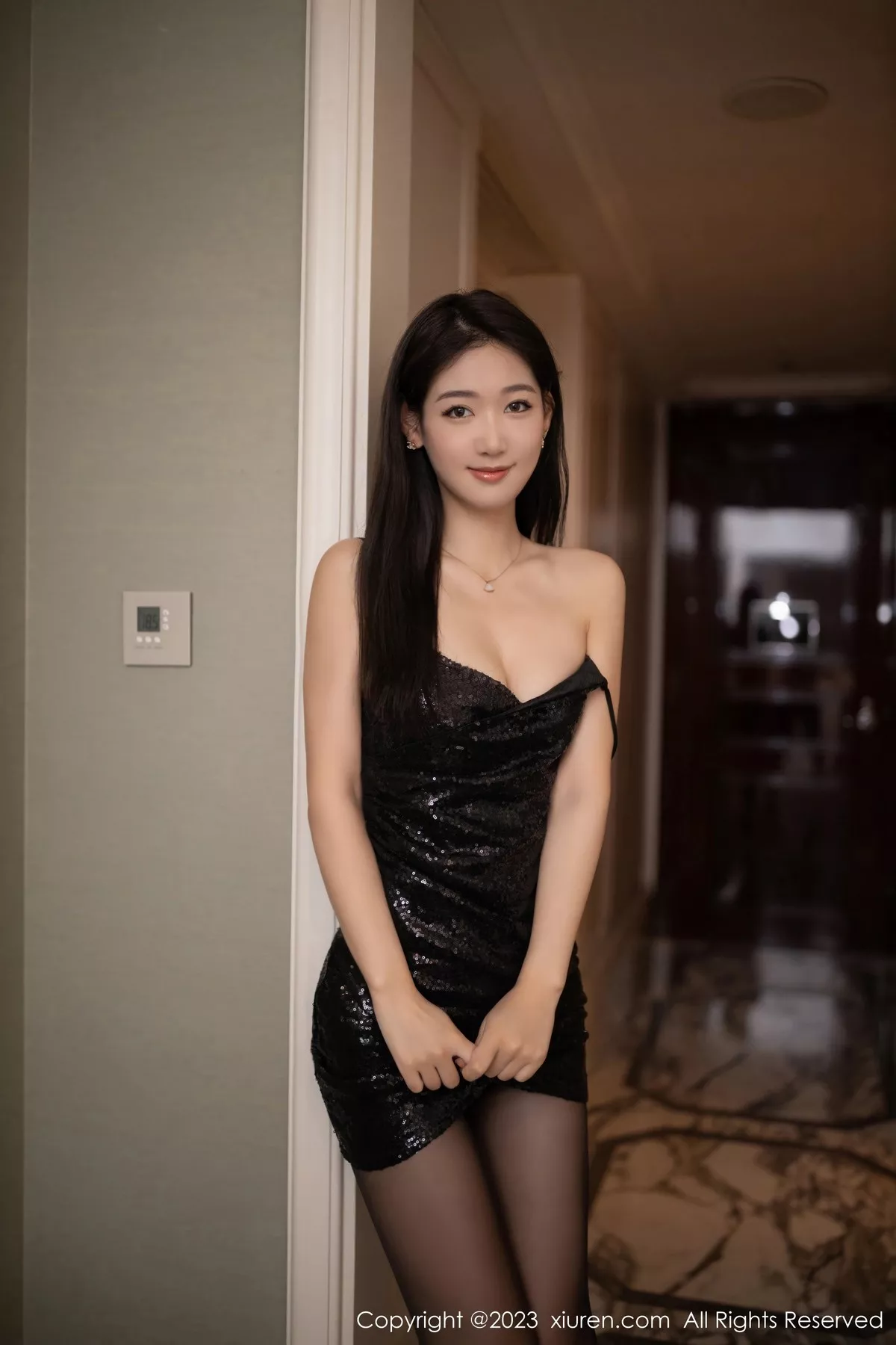 [XiuRen秀人网] 2023.04.17 No.6586 唐安琪 黑丝美腿 [80P] NO.5