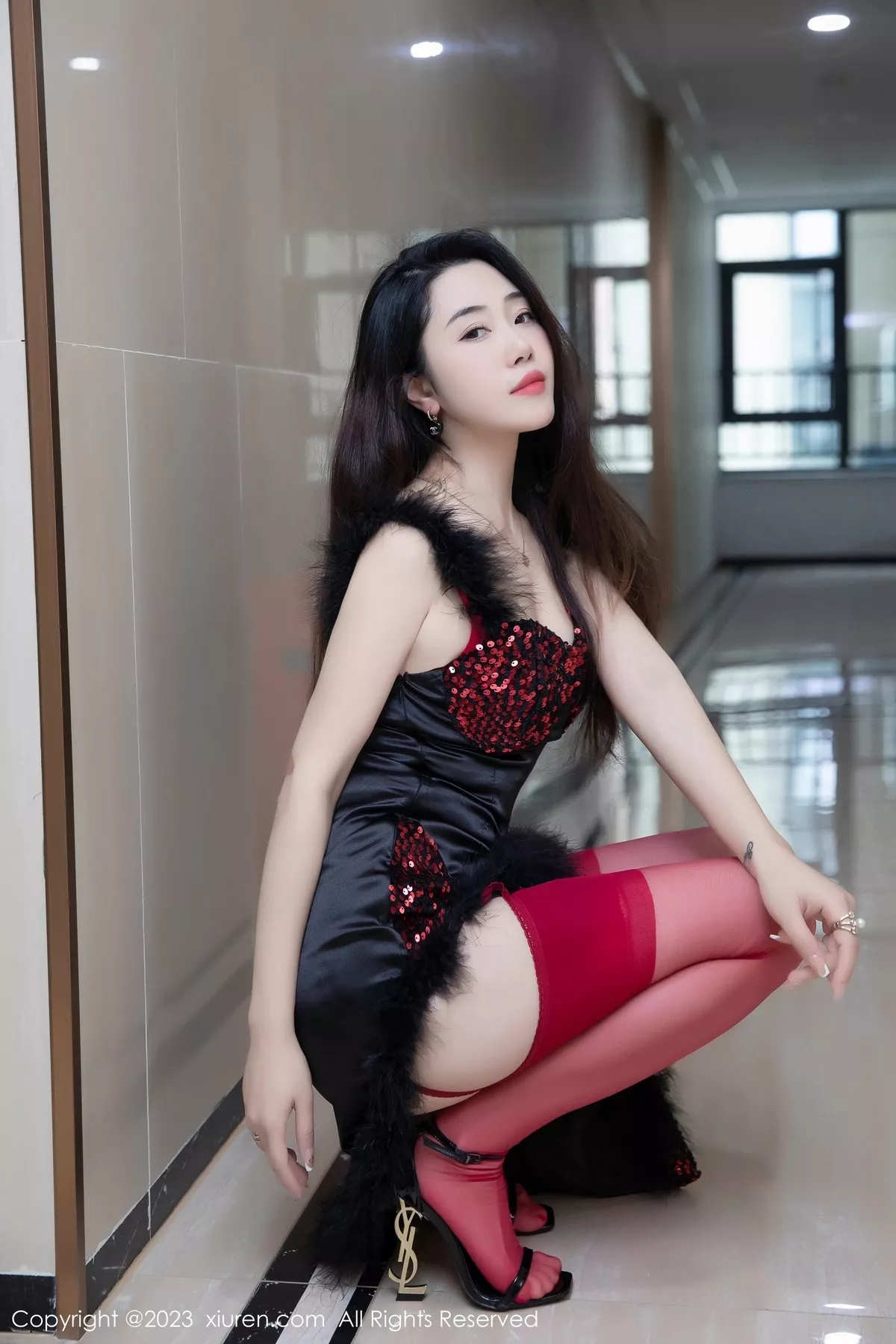 [XiuRen秀人网] 2023.04.18 No.6587 严利娅Yuliya 丝袜美腿 [68P] NO.7