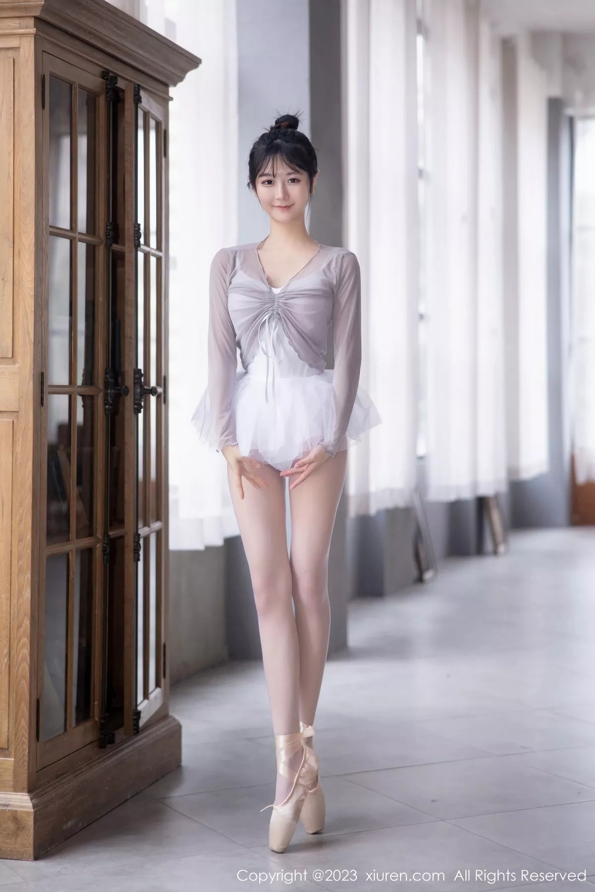 [XiuRen秀人网] 2023.04.18 No.6592 谢小蒽 芭蕾舞蹈 [91P] NO.9