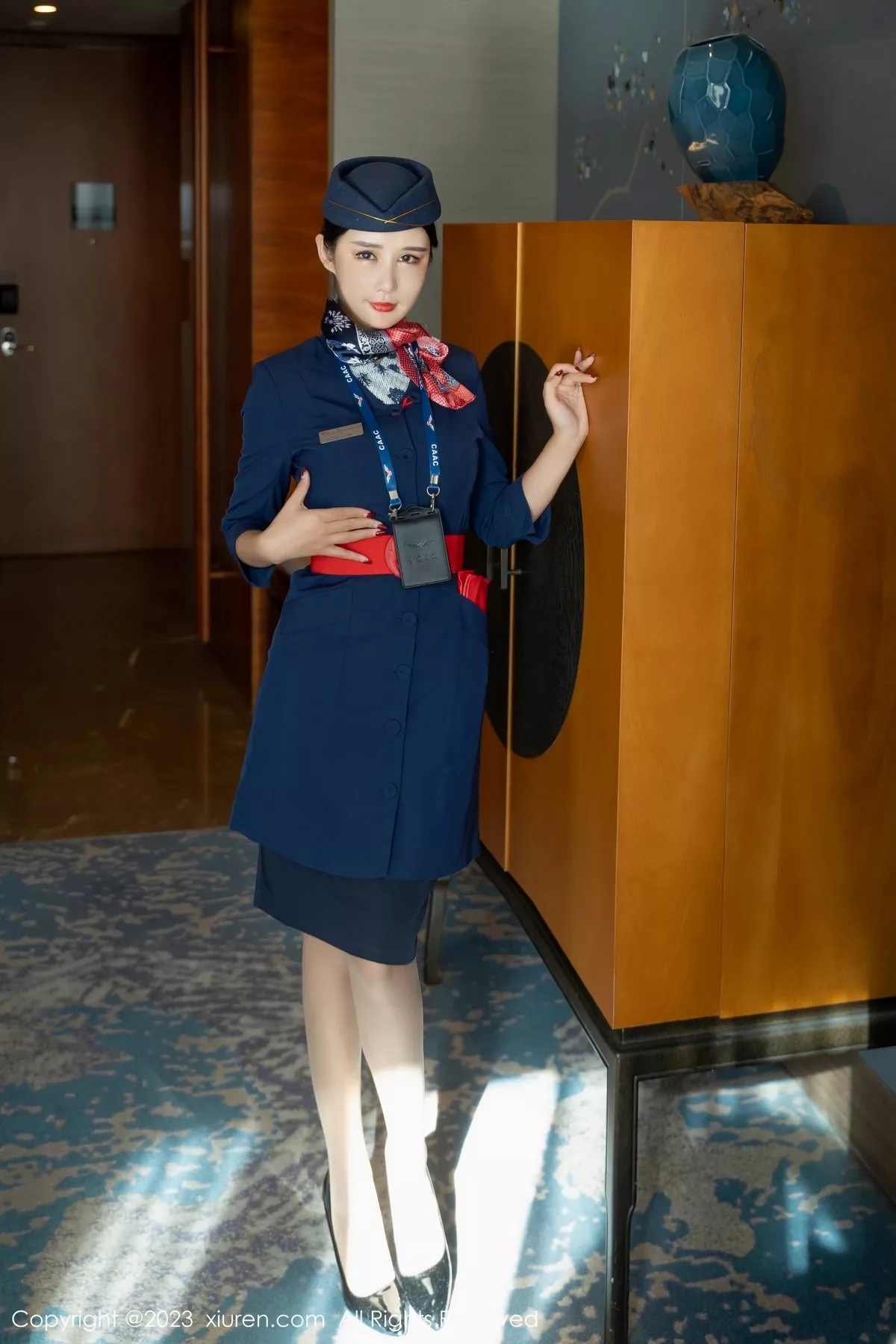 [XiuRen秀人网] 2023.03.21 No.6445 夏沫沫tifa 制服美腿 [70P] NO.12