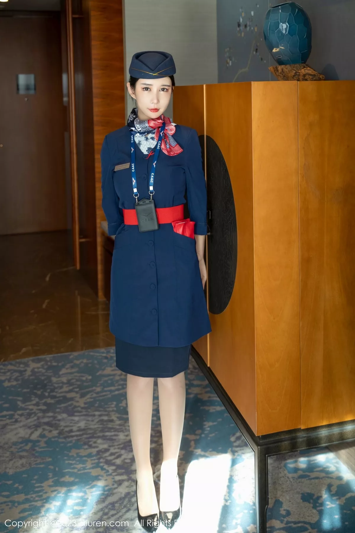 [XiuRen秀人网] 2023.03.21 No.6445 夏沫沫tifa 制服美腿 [70P] NO.10