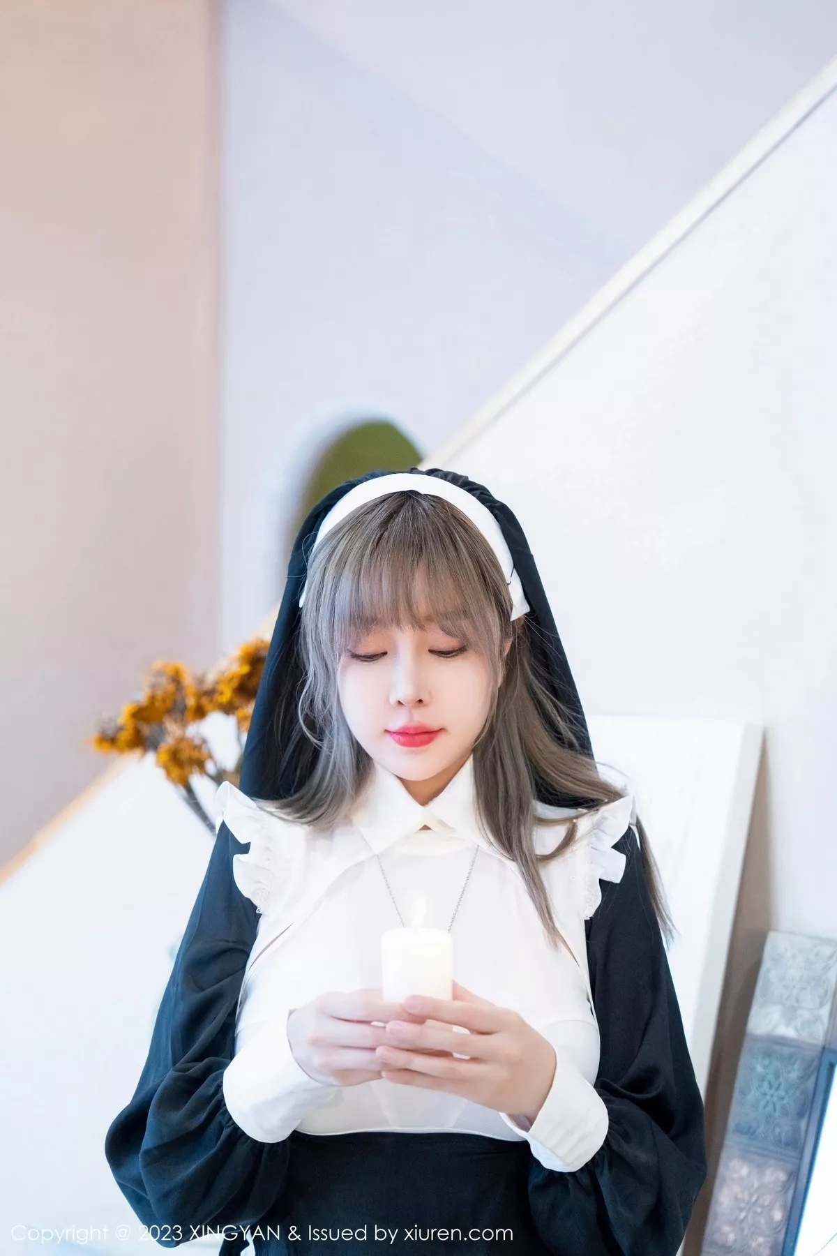 [XINGYAN星颜社] 2023.03.24 VOL.187 王雨纯 修女服美臀 [75P] NO.2