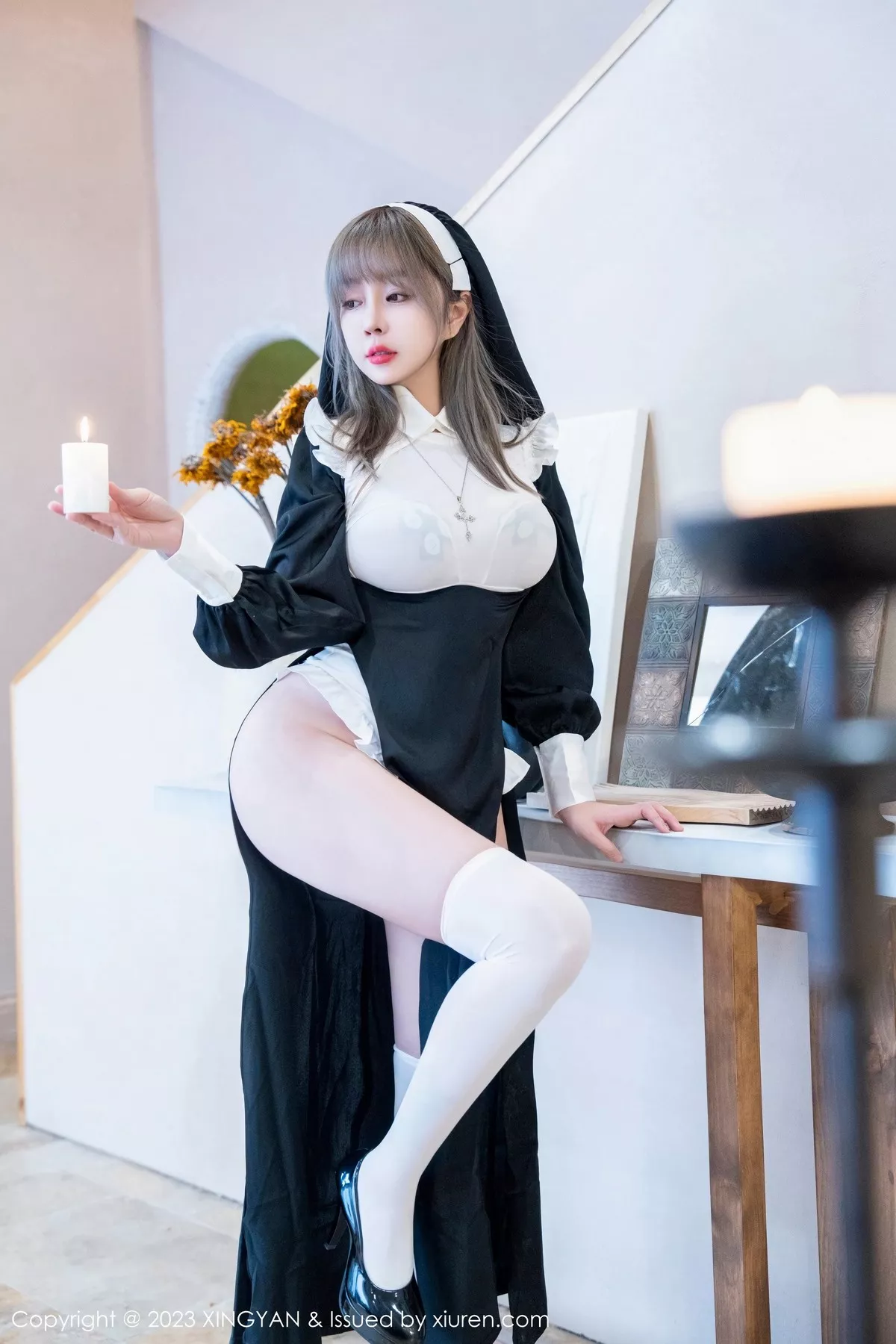 [XINGYAN星颜社] 2023.03.24 VOL.187 王雨纯 修女服美臀 [75P] NO.6