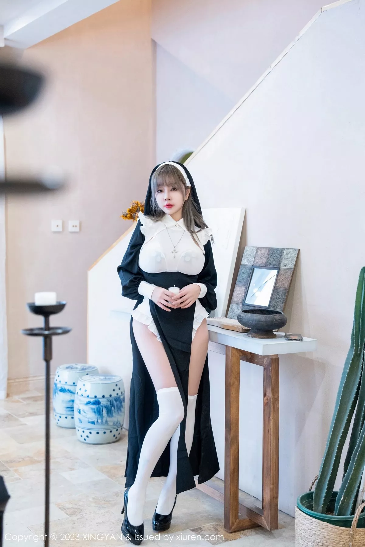[XINGYAN星颜社] 2023.03.24 VOL.187 王雨纯 修女服美臀 [75P] NO.1