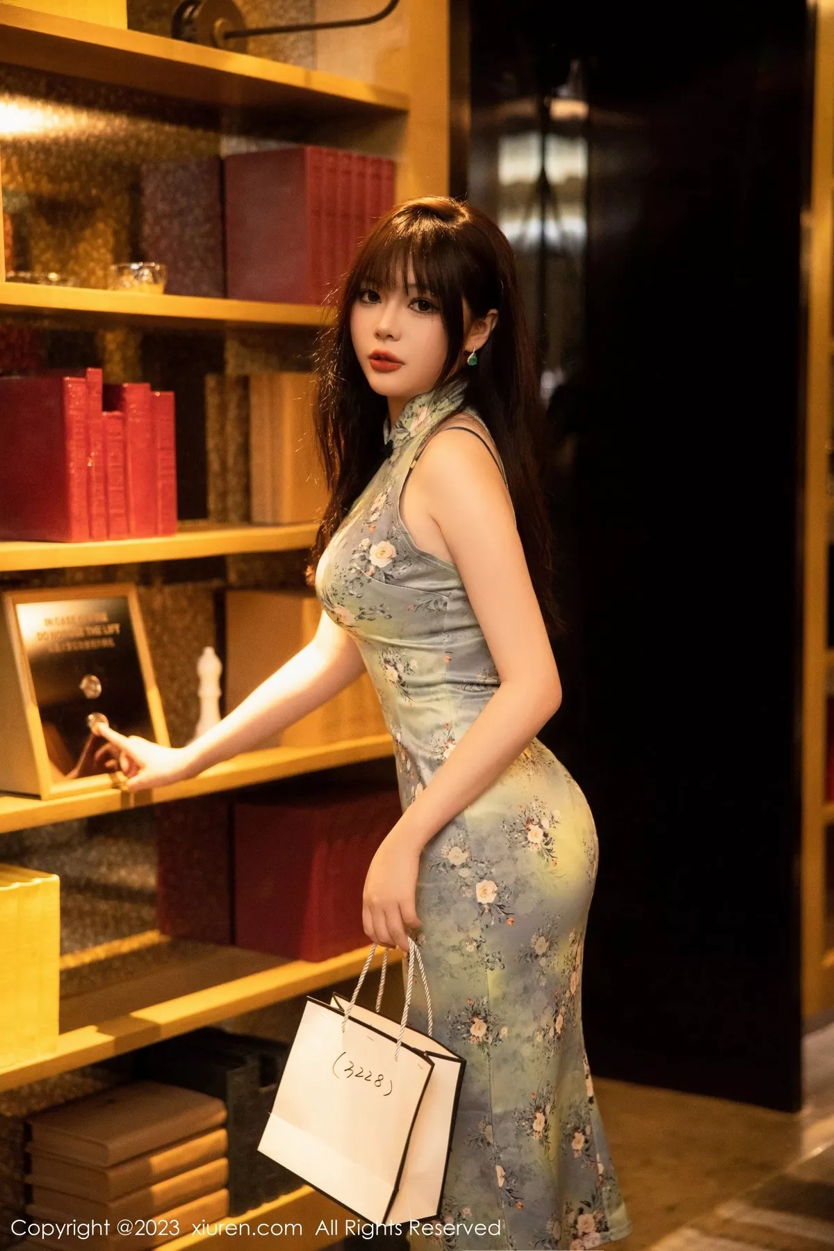 [XiuRen秀人网] 2023.03.24 No.6464 Arude薇薇 旗袍美腿 [69P] NO.4