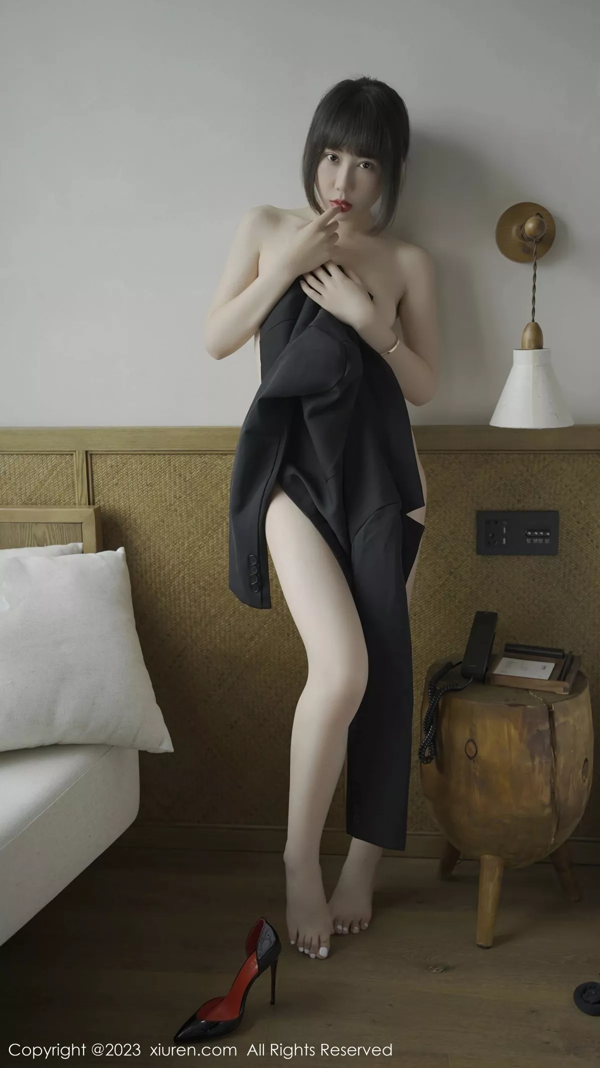 [XiuRen秀人网] 2023.04.25 No.6629 夏馨瑶 新人黑丝 [70P] NO.8