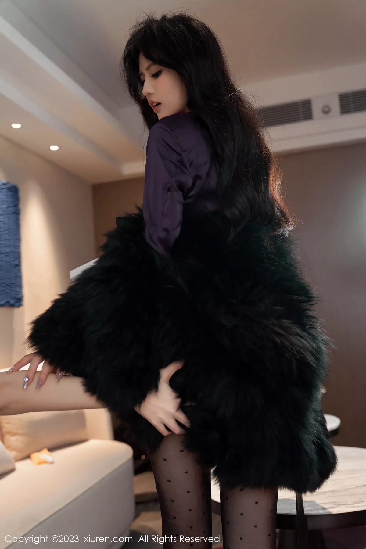 [XiuRen秀人网] 2023.04.27 No.6649 浅浅Danny 黑丝美腿 [101P] NO.7