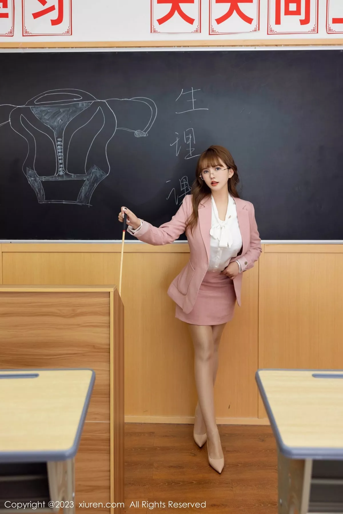 [XiuRen秀人网] 2023.04.28 No.6655 张思允Nice 制服丰腴 [93P] NO.9