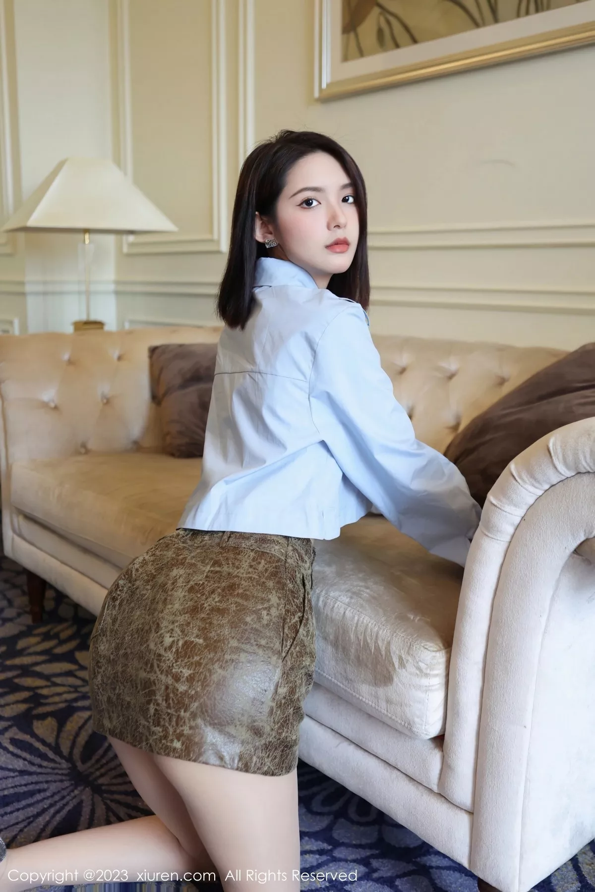 [XiuRen秀人网] 2023.04.28 No.6661 乔一一 短裙美腿 [81P] NO.9